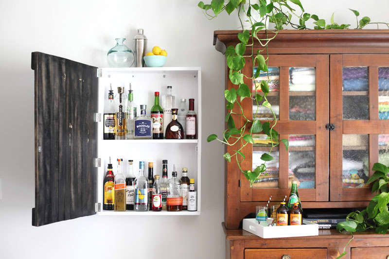 Liquor cabinet for small spaces hotsell