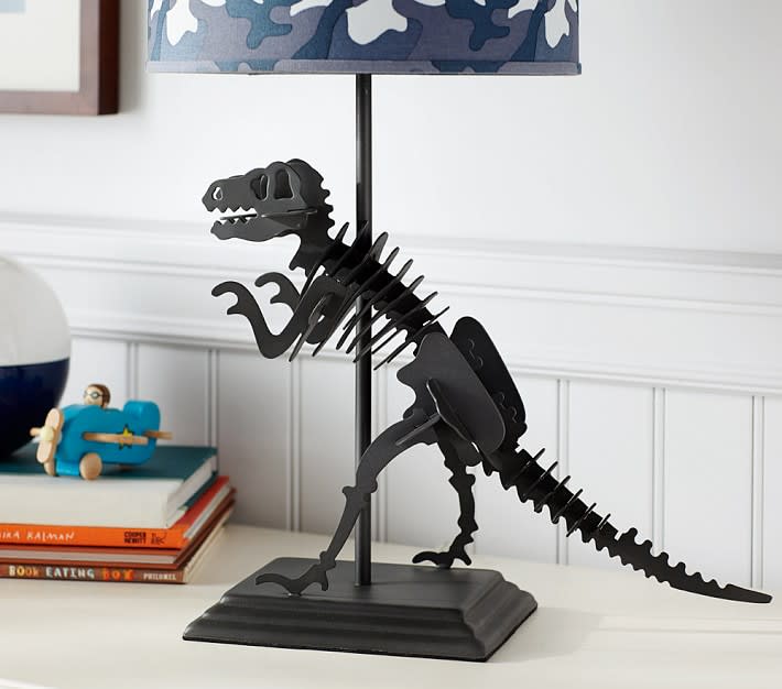 pottery barn dinosaur lamp