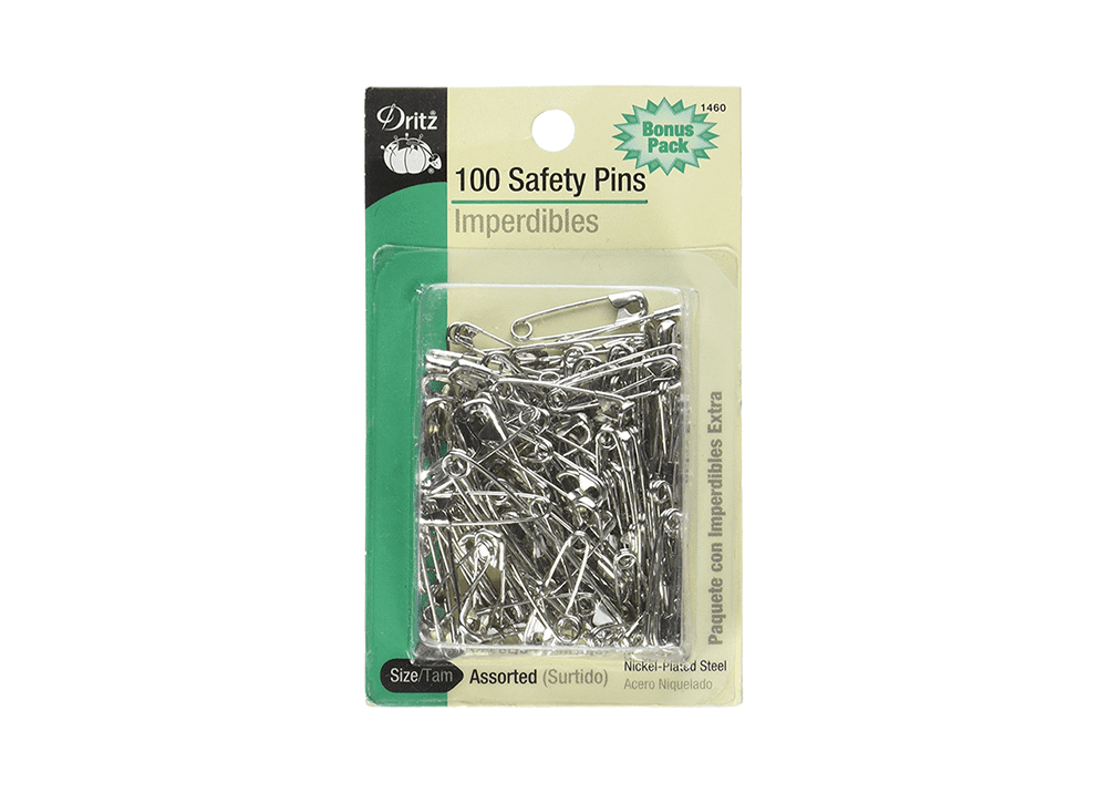 pack of 100 ) Safety Pins, Safety Pins Assorted, 100 Pack