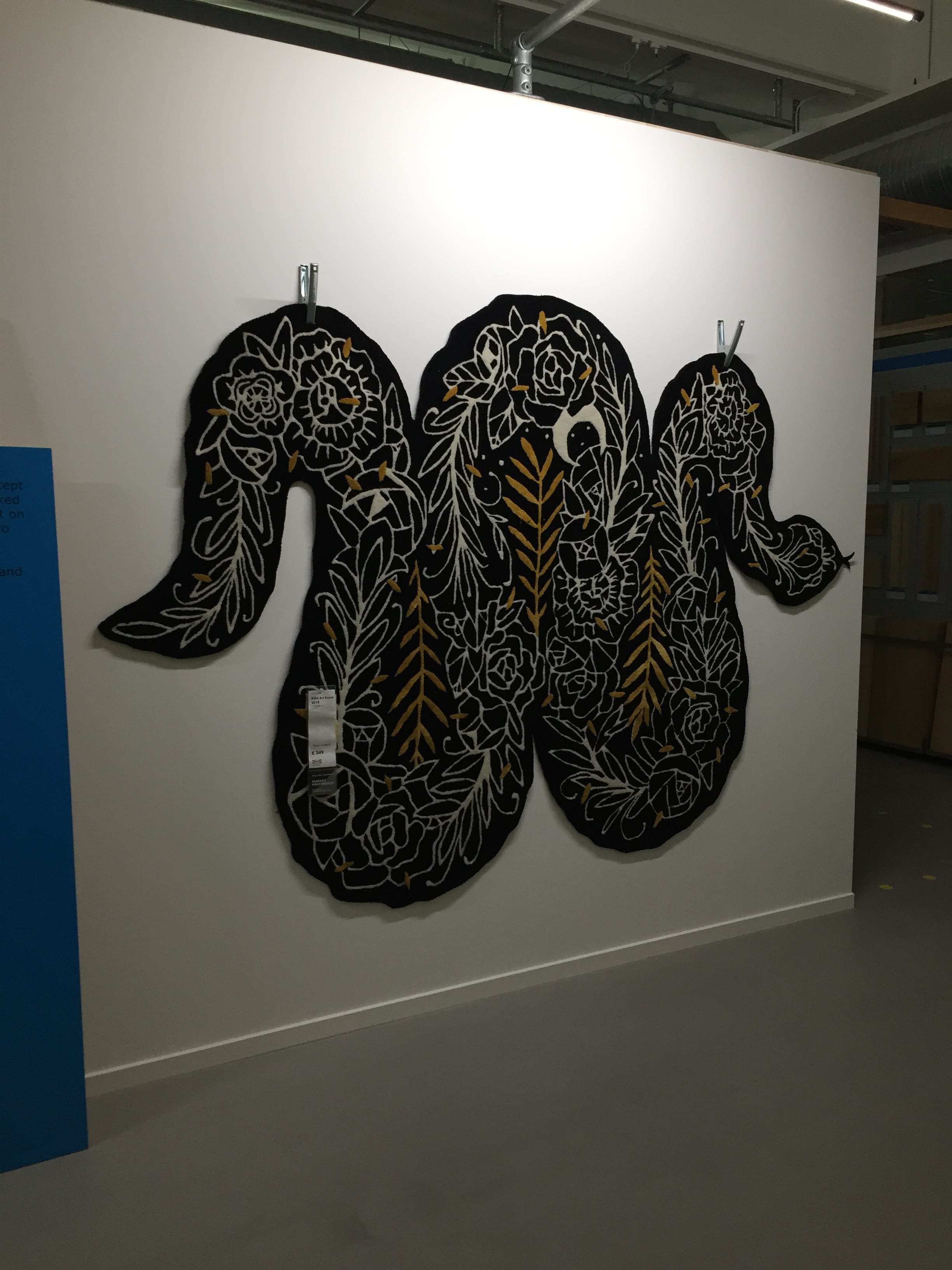 IKEA ART EVENT 2019 flachgewebter Teppich Rug Seulgi Lee 200 x 300 cm NEW 