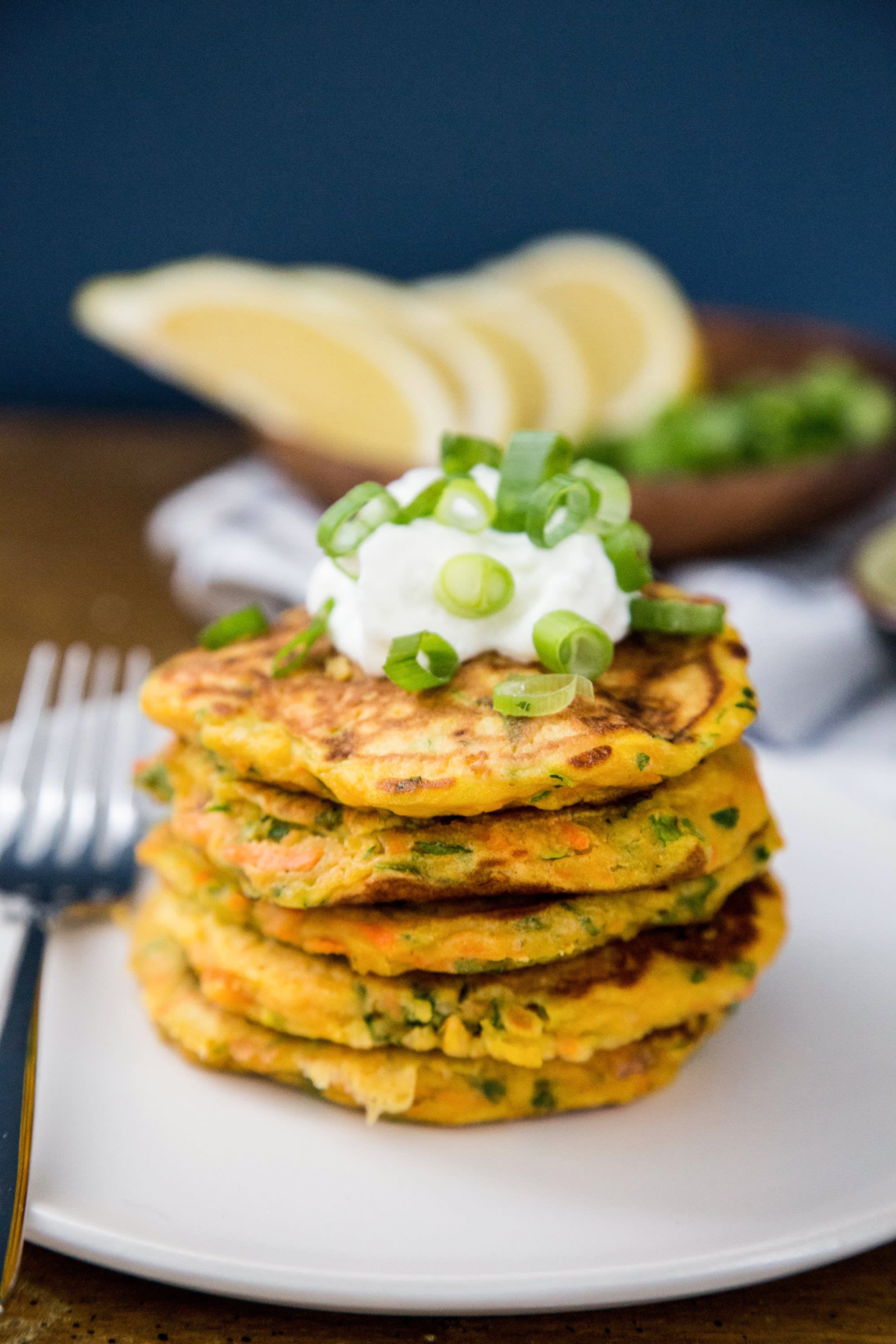 Recipe: Savory Carrot & Zucchini Pancakes | Kitchn