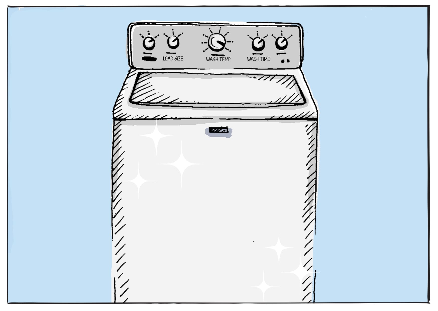 Washing machine doodle vector icon. Drawing... - Stock Illustration  [104364984] - PIXTA