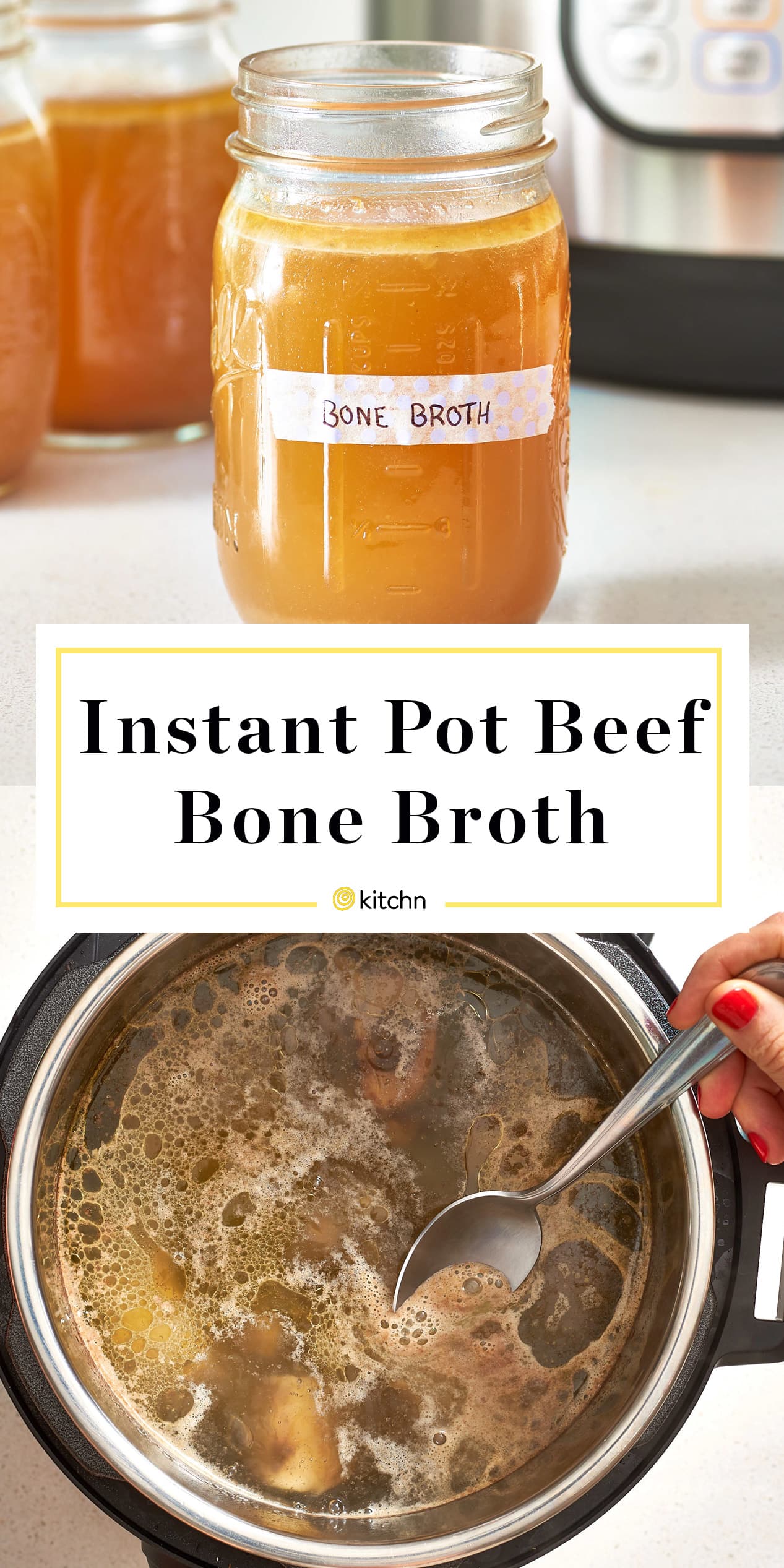 Beef Bone Broth In An Electric Pressure Cooker Kitchn