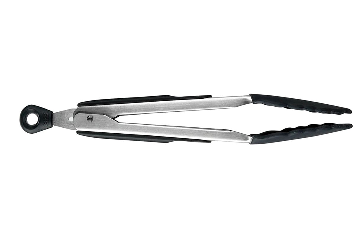  OXO Good Grips 9-Inch Tongs with Silicone Heads, Black :  Everything Else