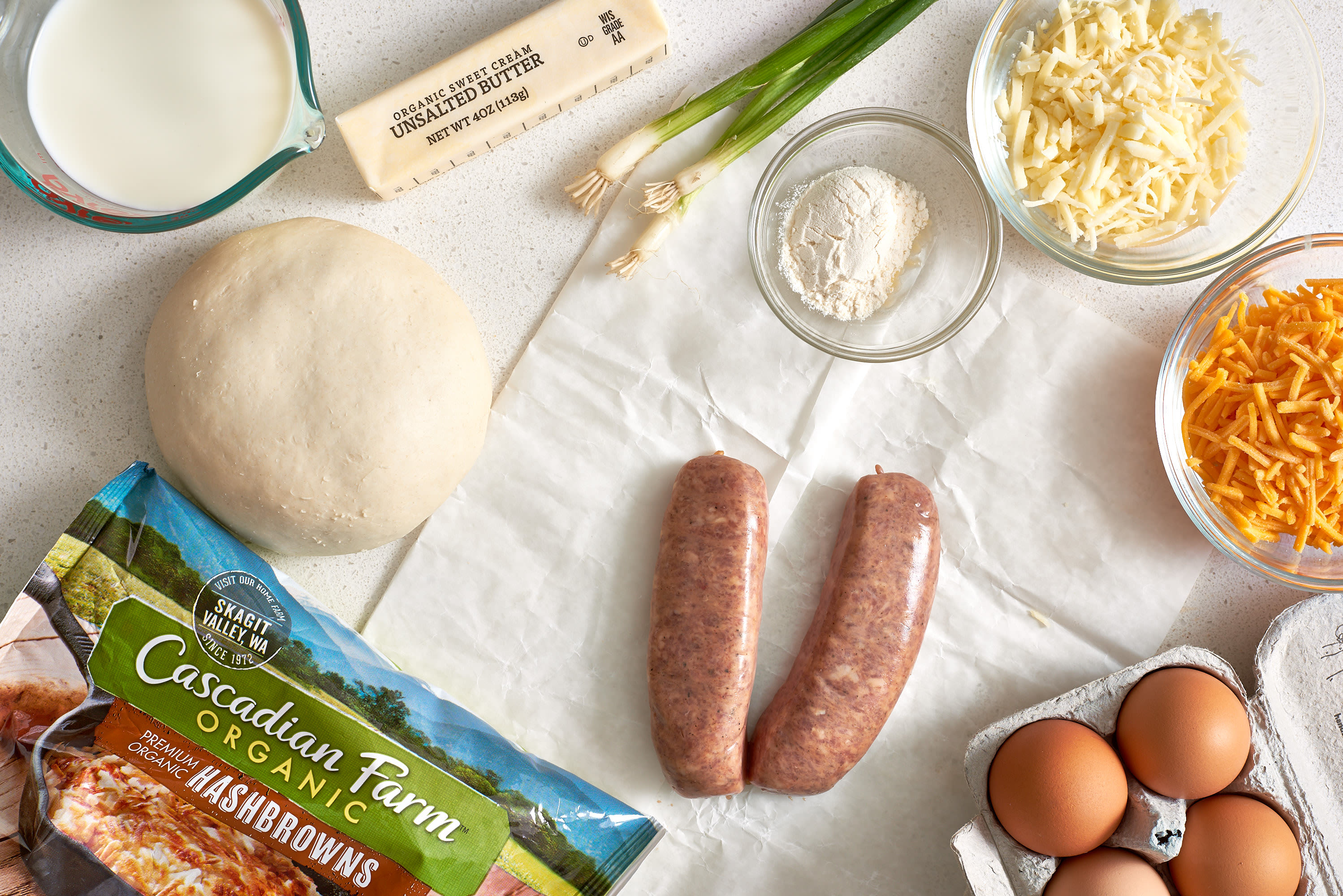 Breakfast Pizza Recipe (With Eggs, Sausages & Hash Browns) The Kitchn