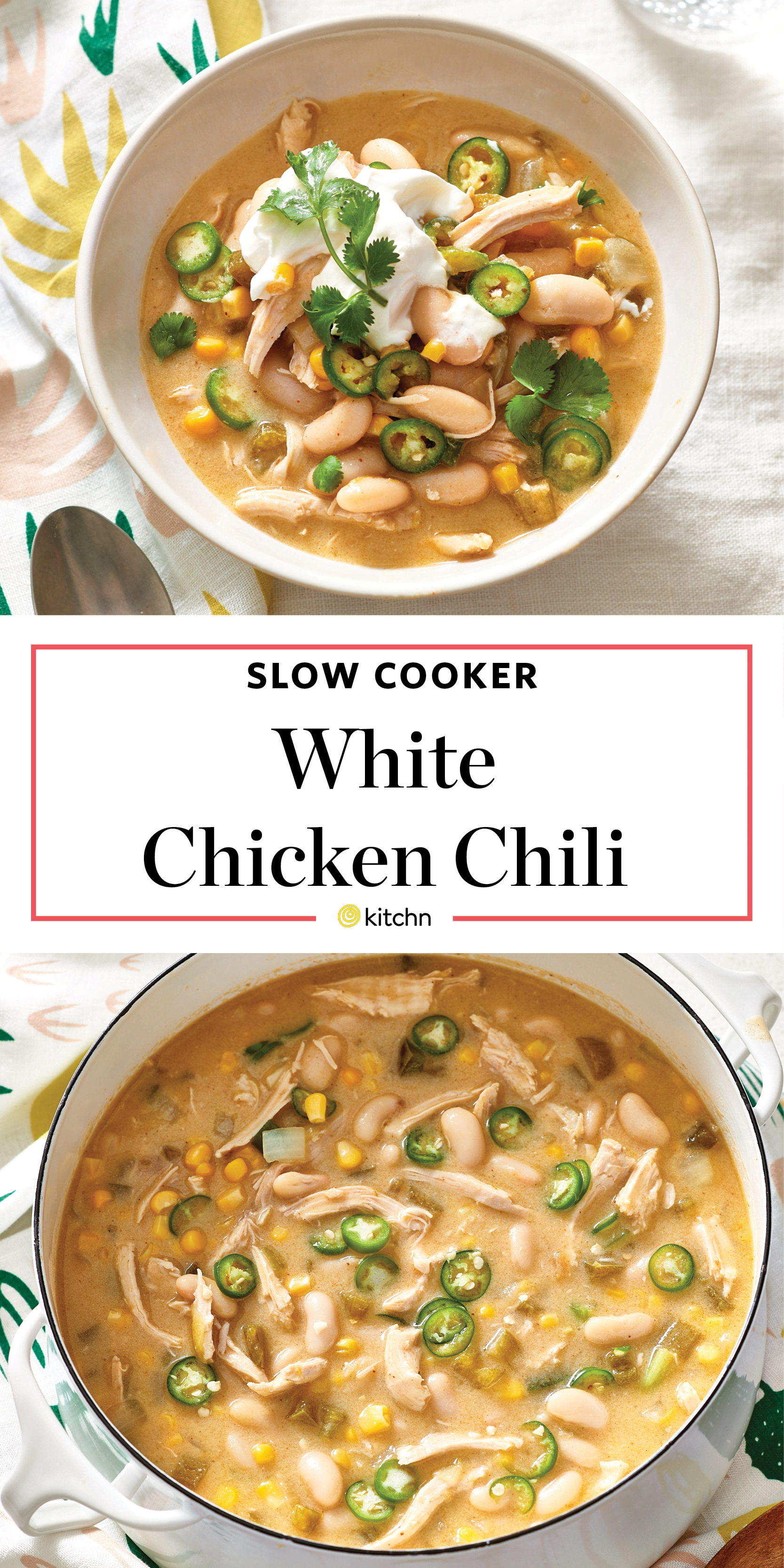 Recipe Slow Cooker White Chicken Chili   Kitchn