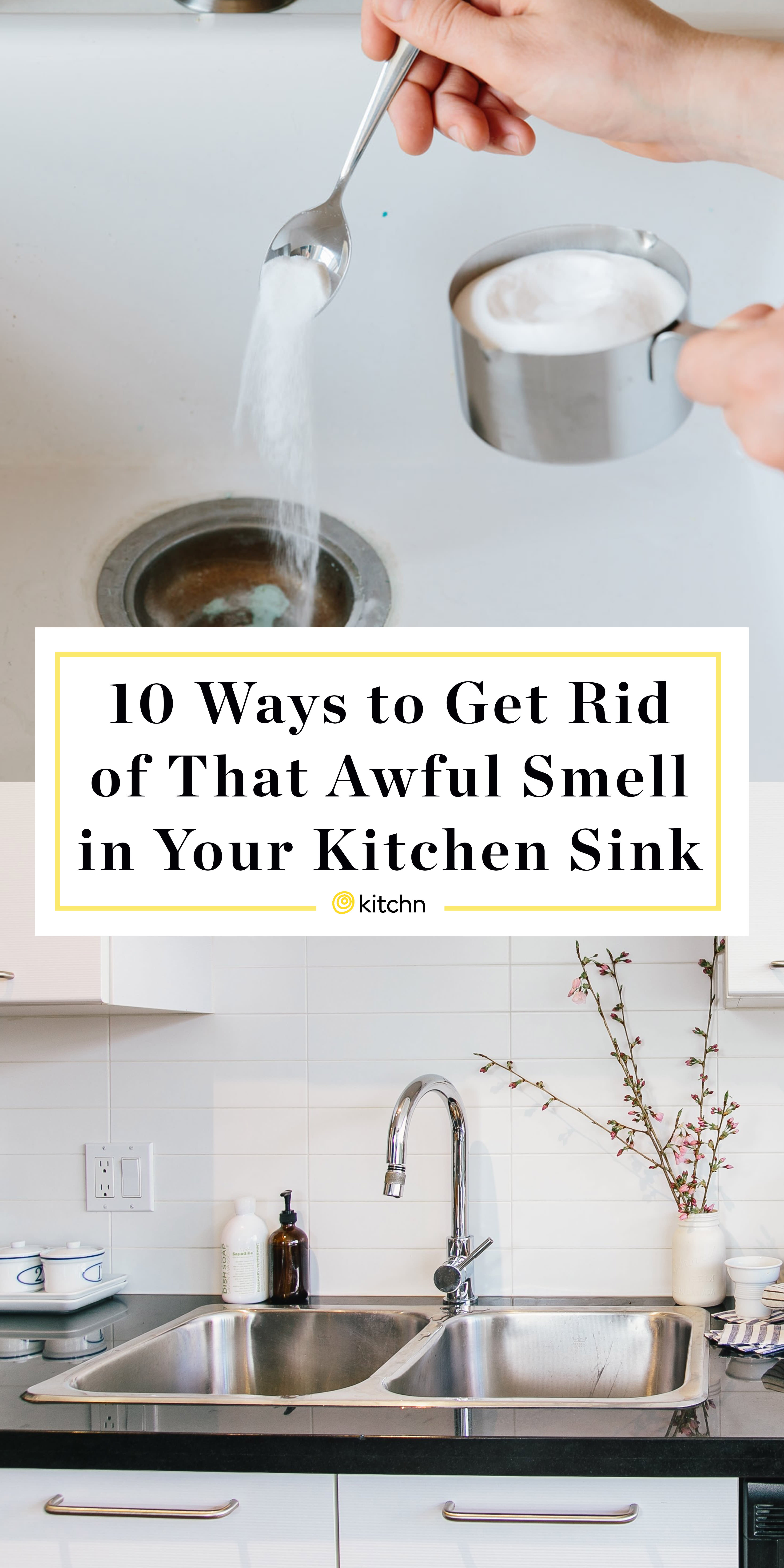 Get Rid Of Stinky Kitchen Sink Smells Kitchn