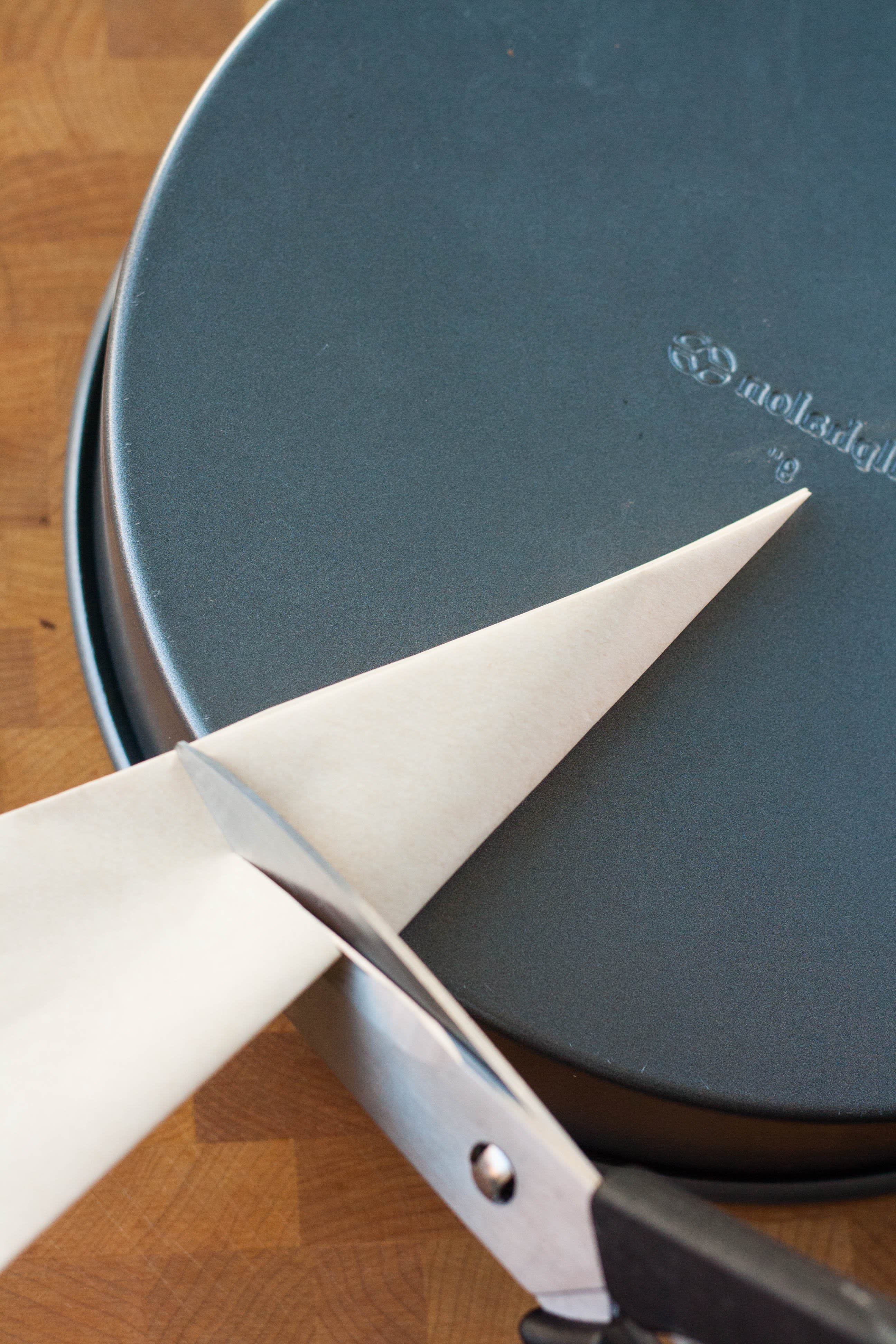 How to Line Cake Pans with Parchment Paper