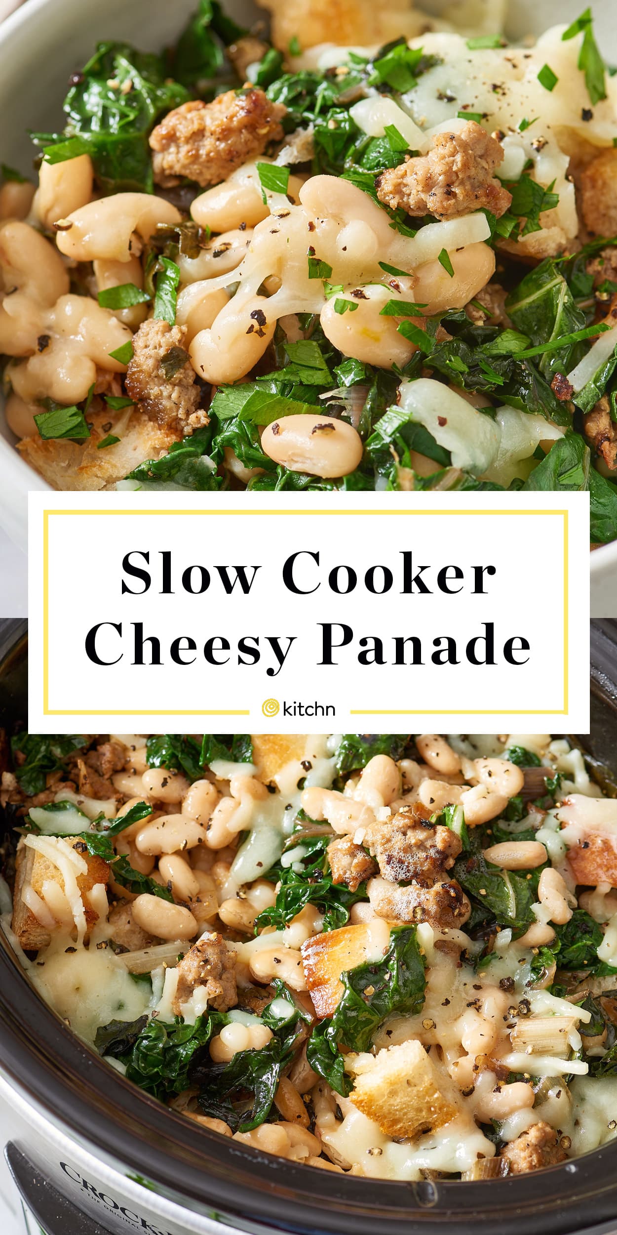 Recipe: Cheesy Panade with Swiss Chard, Beans & Sausage