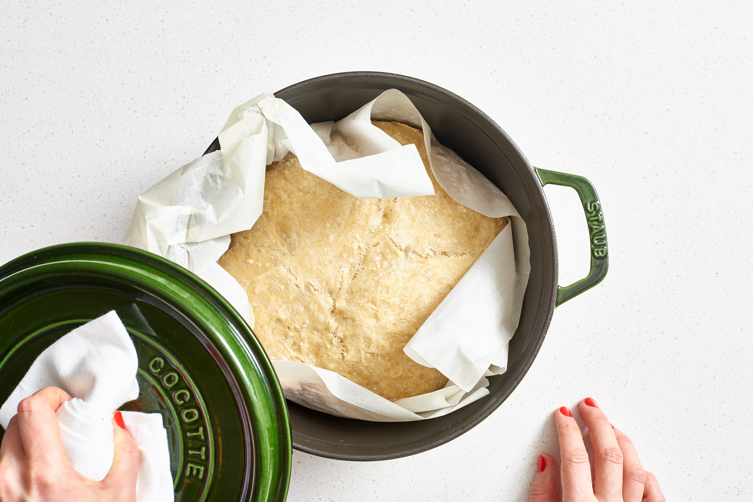 How to Bake No-Knead “Turbo” Bread in a Skillet (ready to bake in