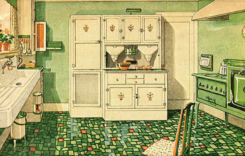 1926 Kitchen Maid Cabinetry  1920s kitchen, Kitchen maid, Farmhouse style  kitchen