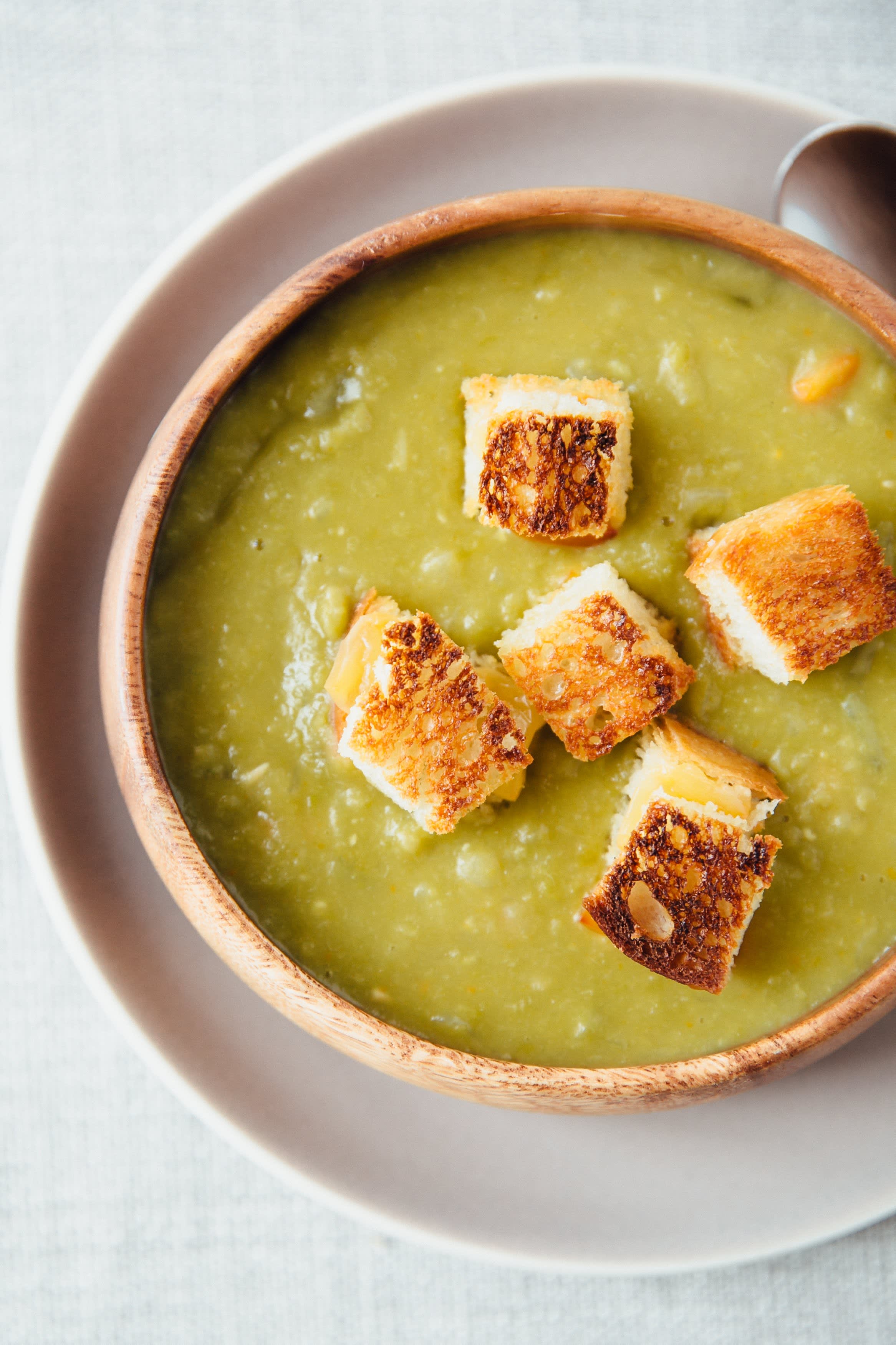 Best Vegan Split Pea Soup (Slow cooker option) - The Cheeky Chickpea