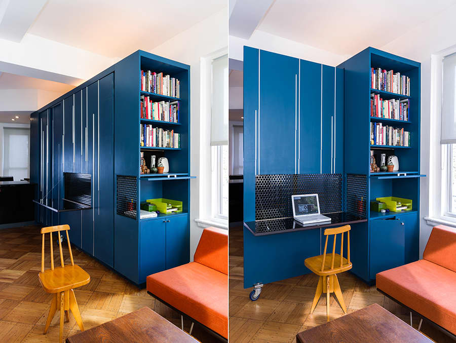 How to Hide Office in Living Room 