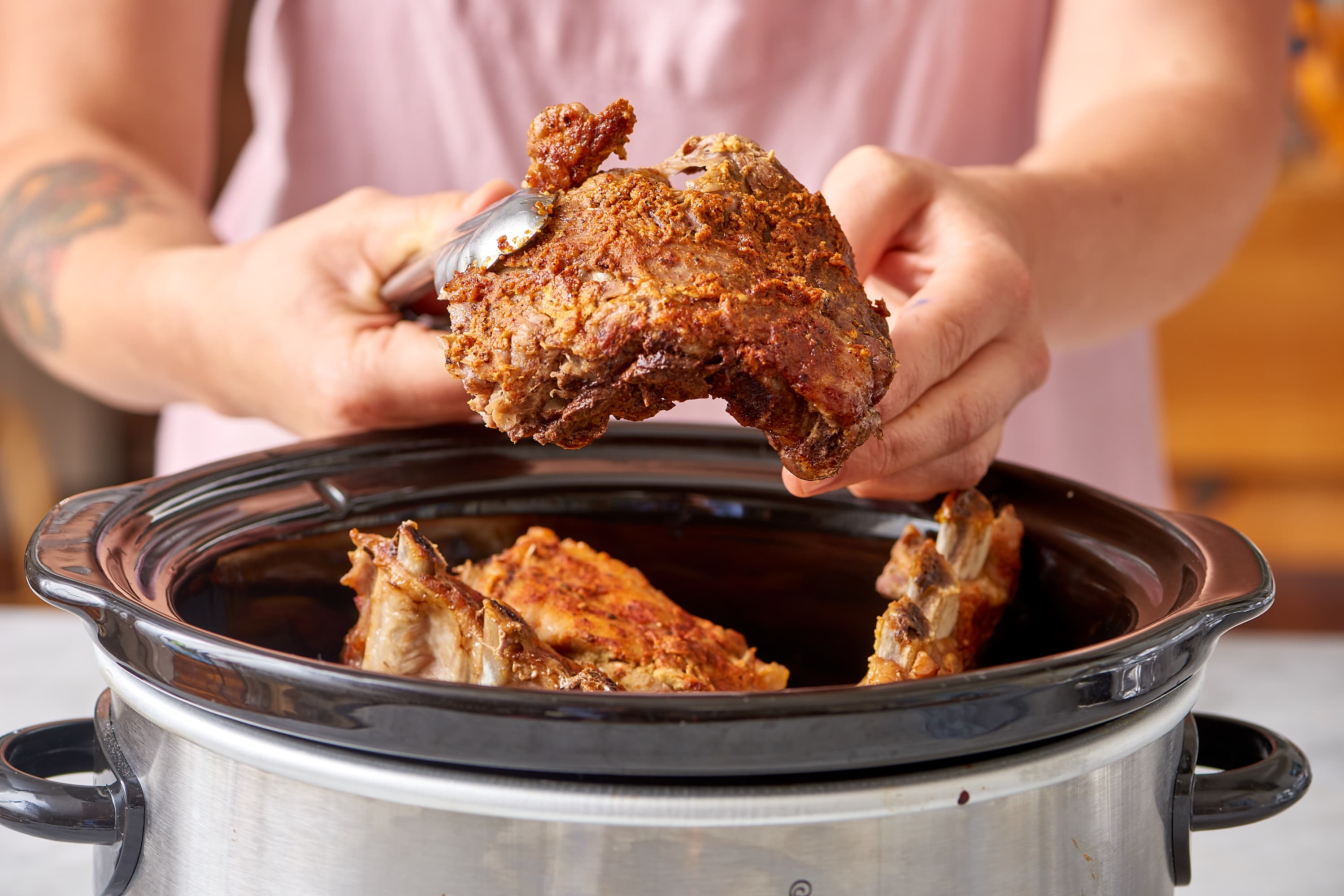 SLOW COOKER BABY BACK RIBS + WonkyWonderful