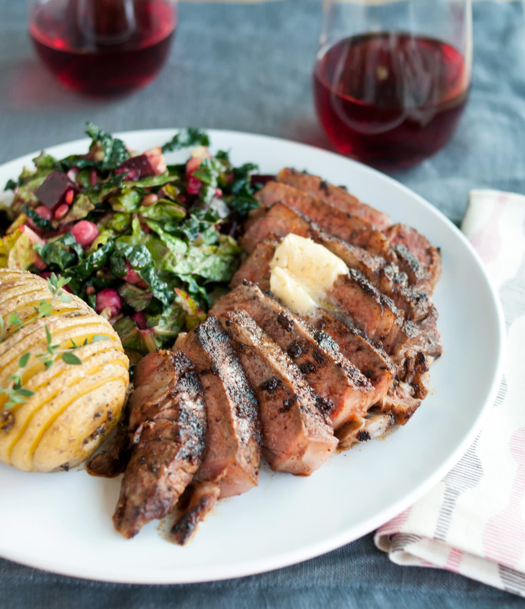 If you love a good steak…try this marinade! Some friends told us abou