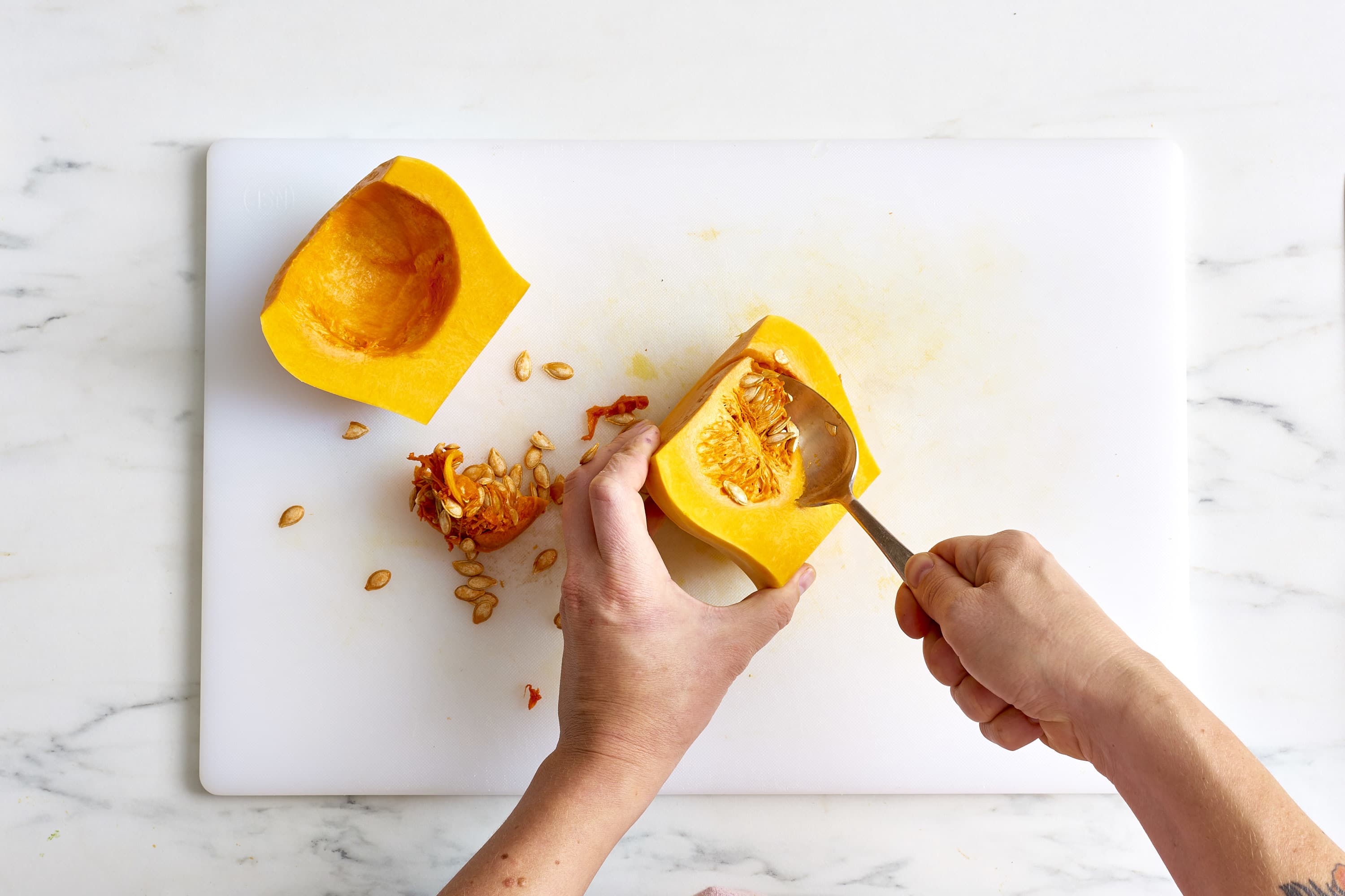 How to Peel and Cut Up a Butternut Squash