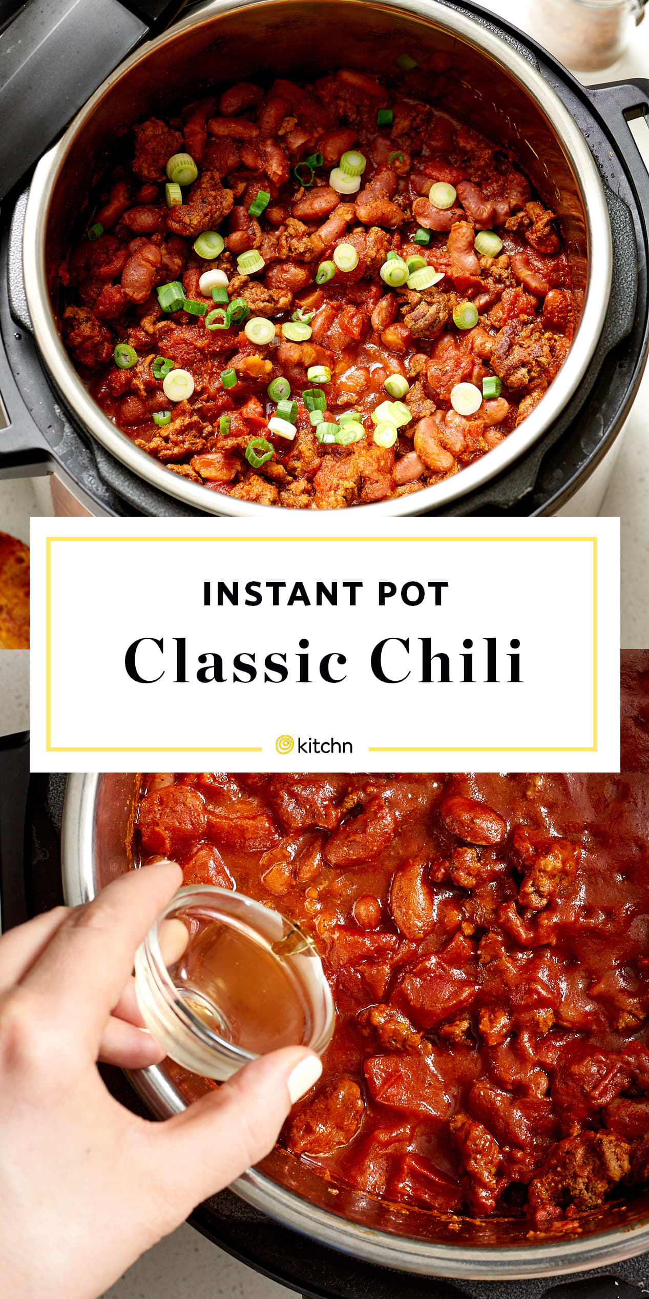 How To Make Easy Instant Pot Chili In 1 Hour Kitchn