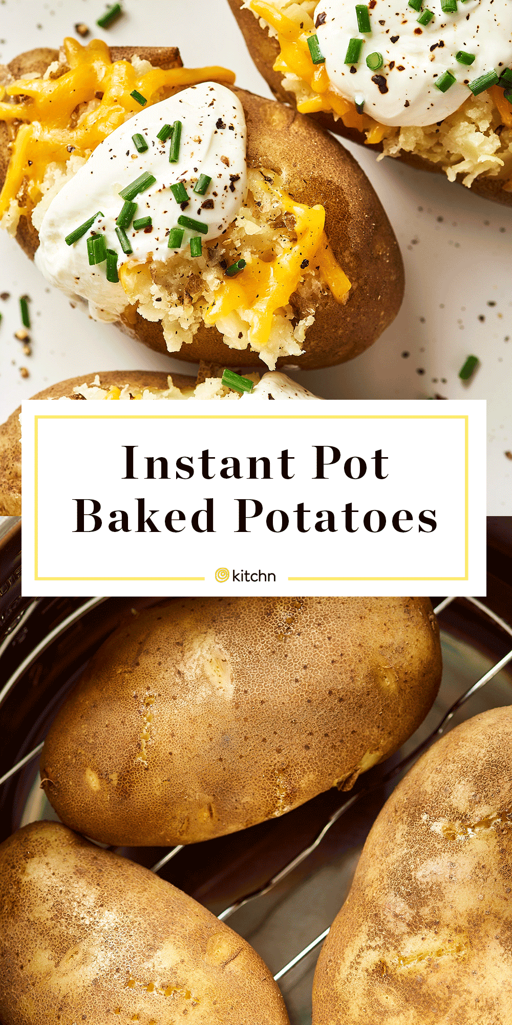 Instant Pot Baked Potatoes Recipe 