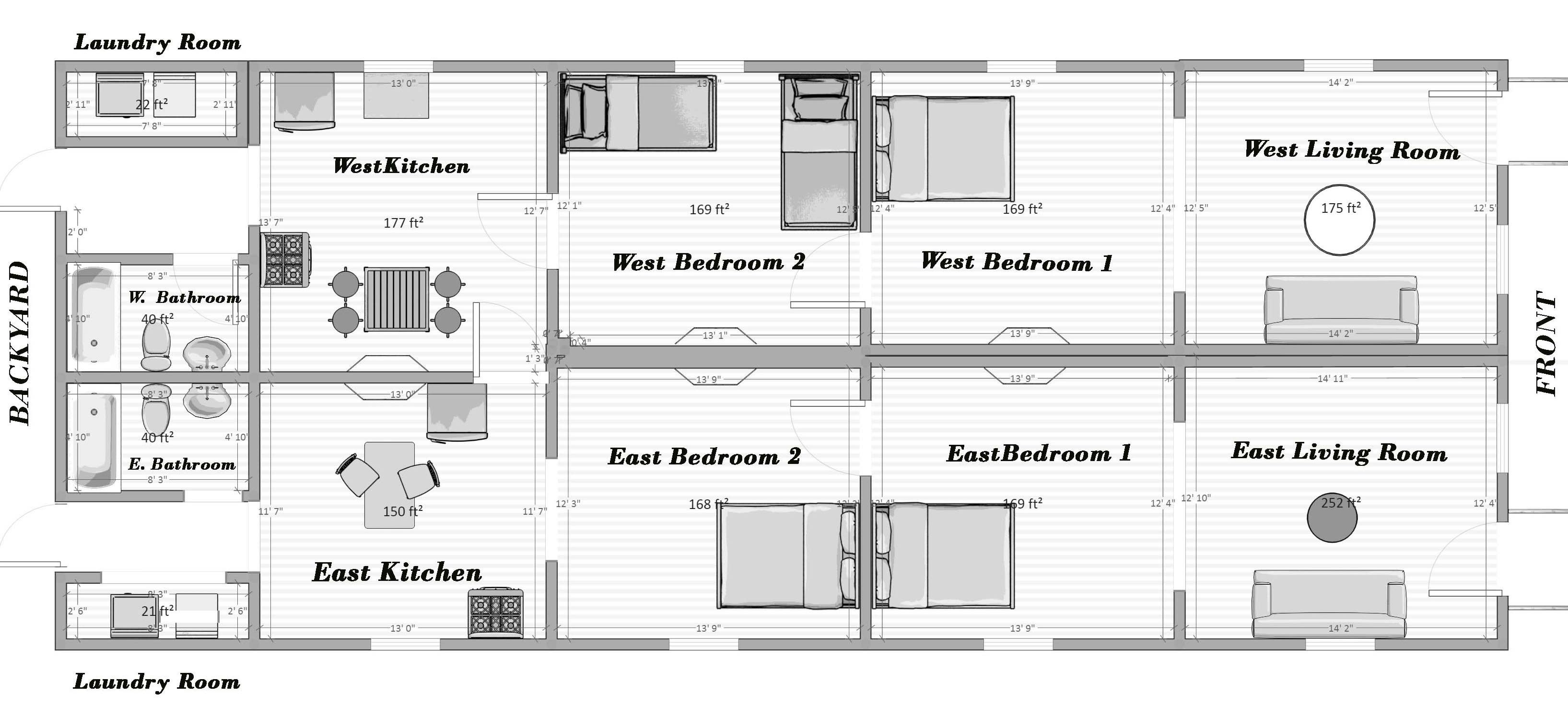Shotgun House Floor Plan: Modern and Functional Designs