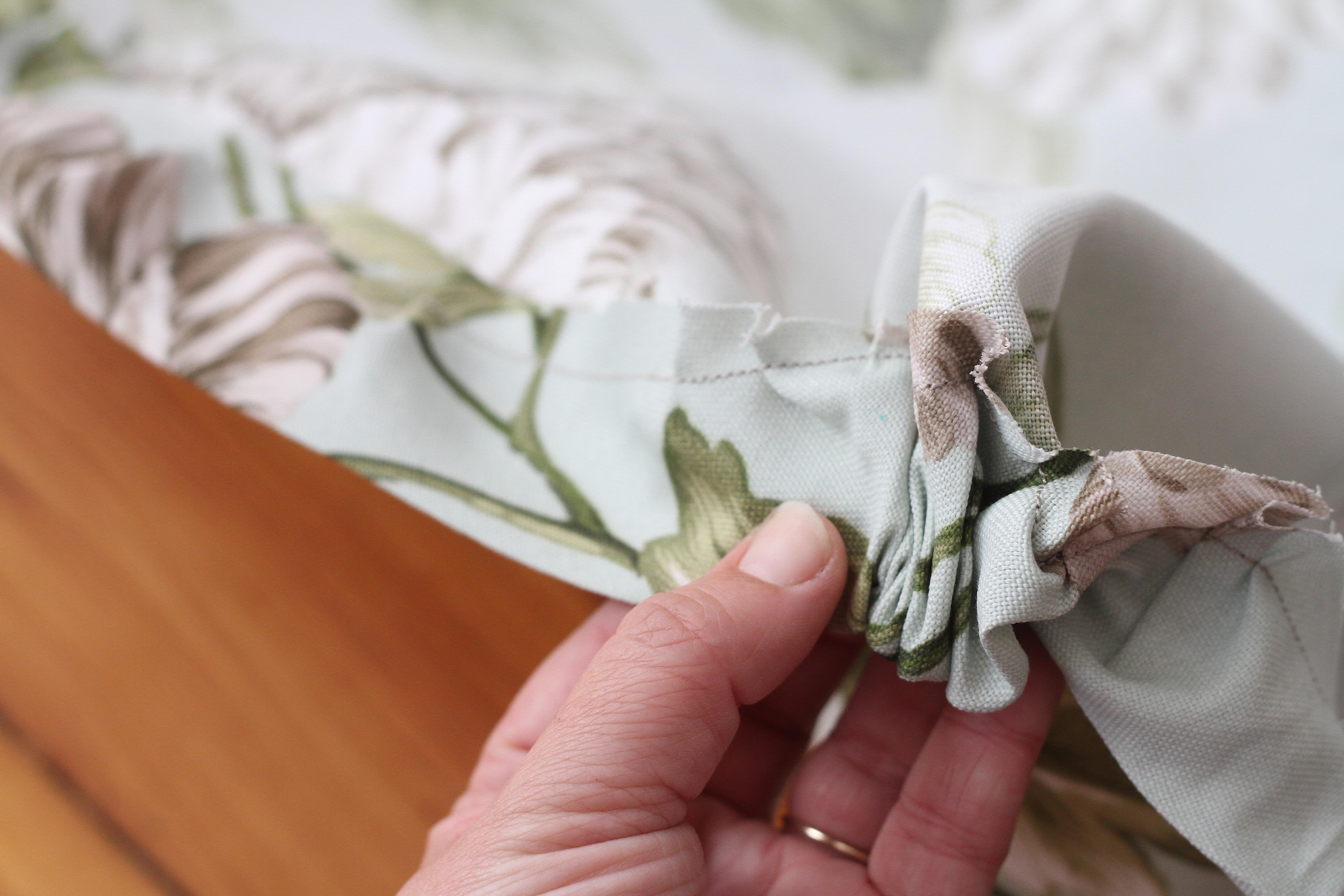 drawstring cushion cover