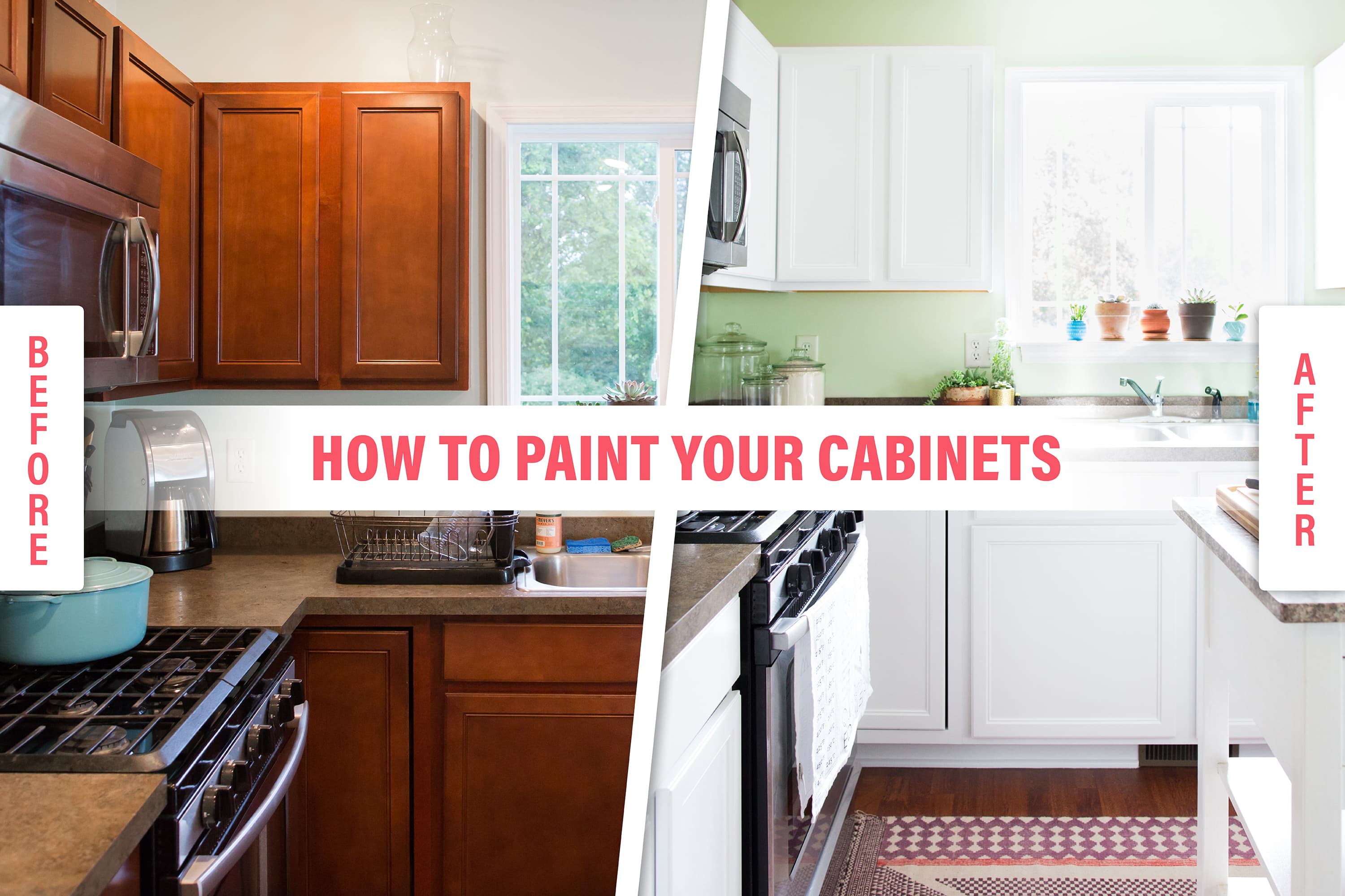 how to paint oak kitchen countertops