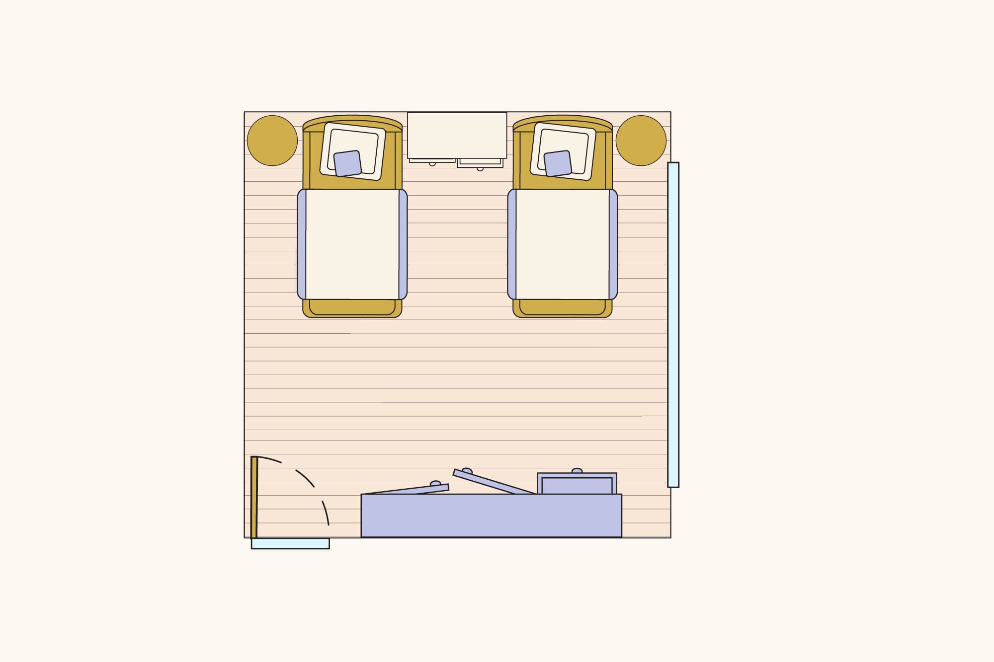 Ideas For Laying Out Two Twin Beds In A Bedroom Apartment Therapy