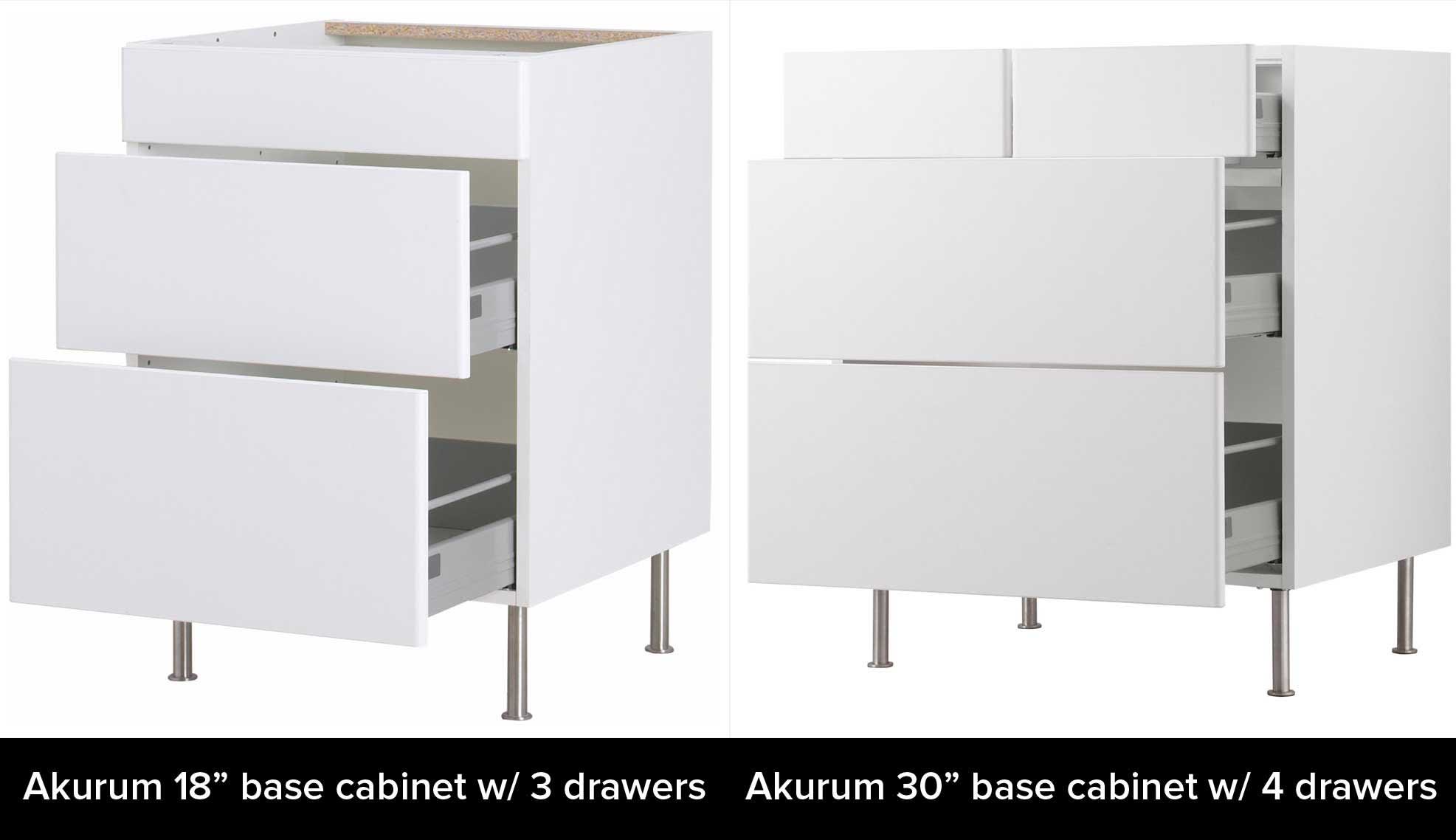 Ikea S Akurum Vs Sektion Cabinets What S The Difference Kitchn