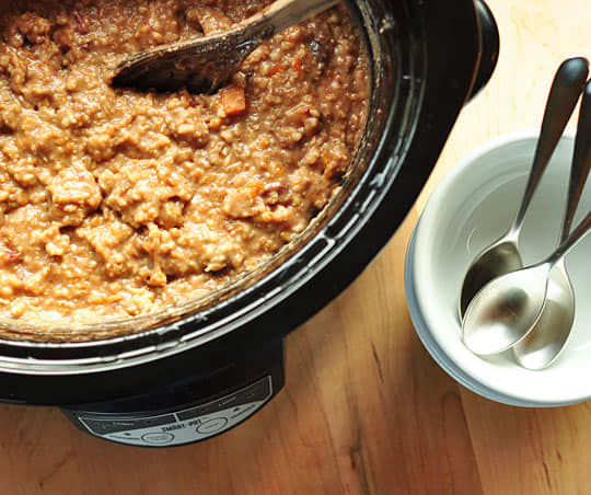 Slow Cooker Spiced Oatmeal Recipe