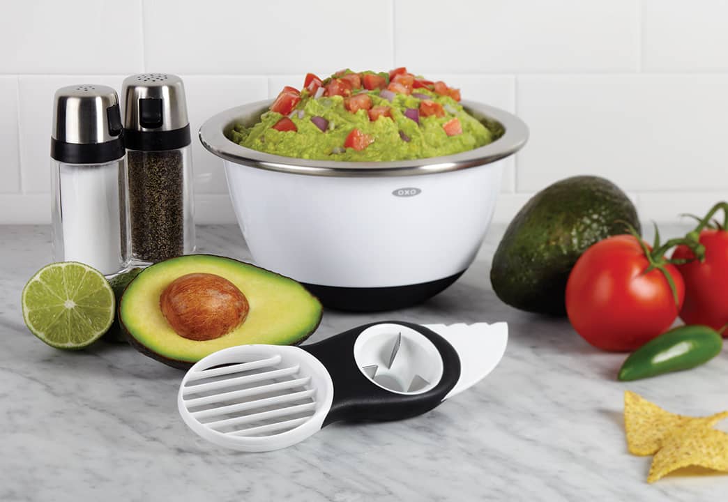 OXO Good Grips 3-Piece Stainless-Steel Mixing Bowl Set 1107600