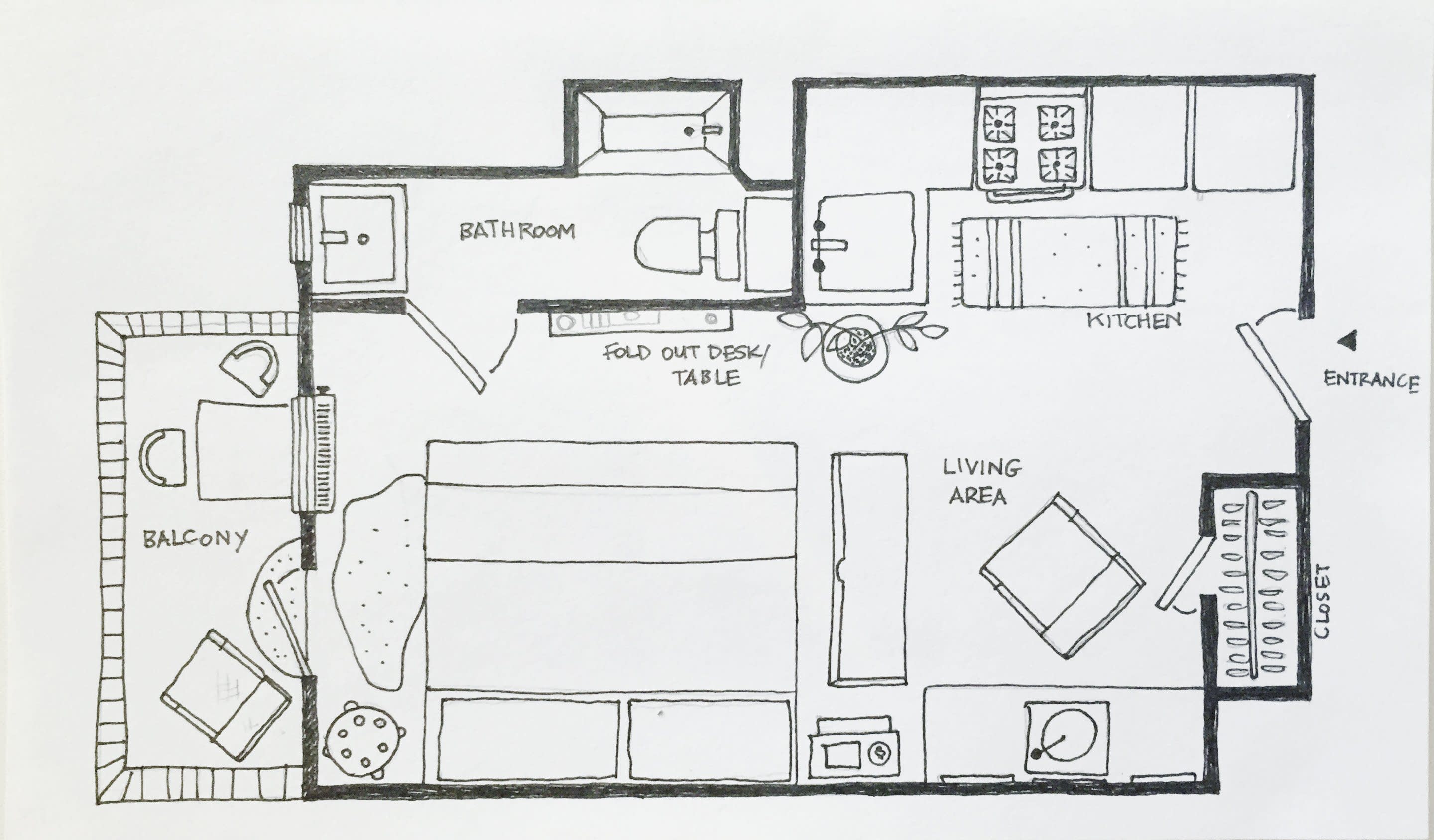 Astounding Gallery Of Studio Apartment Layout Concept | Courtalexa