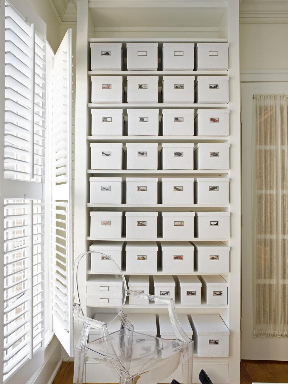 shoe and bolsa storage ideas