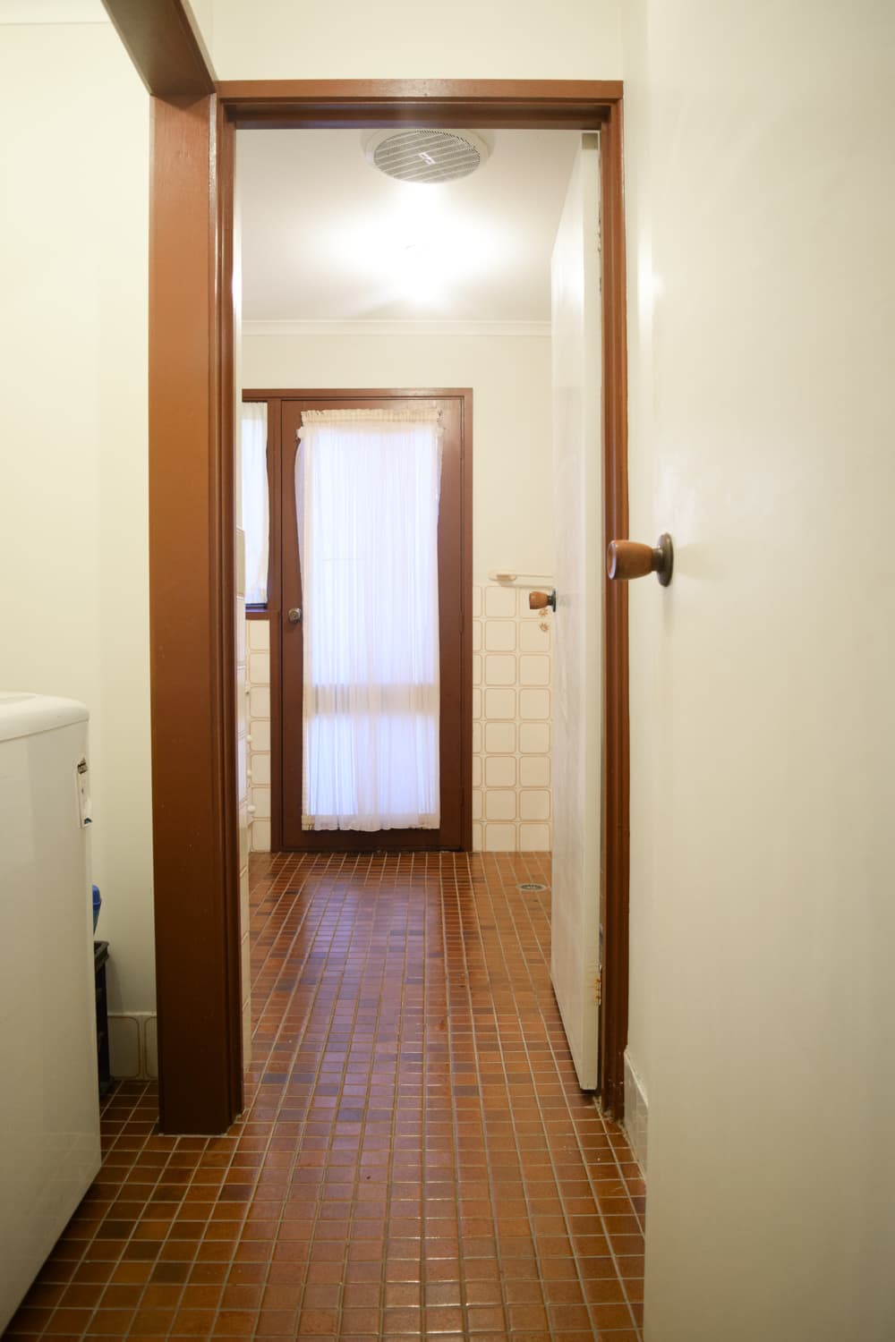 Before And After This Entire Bathroom Was Brown Apartment Therapy