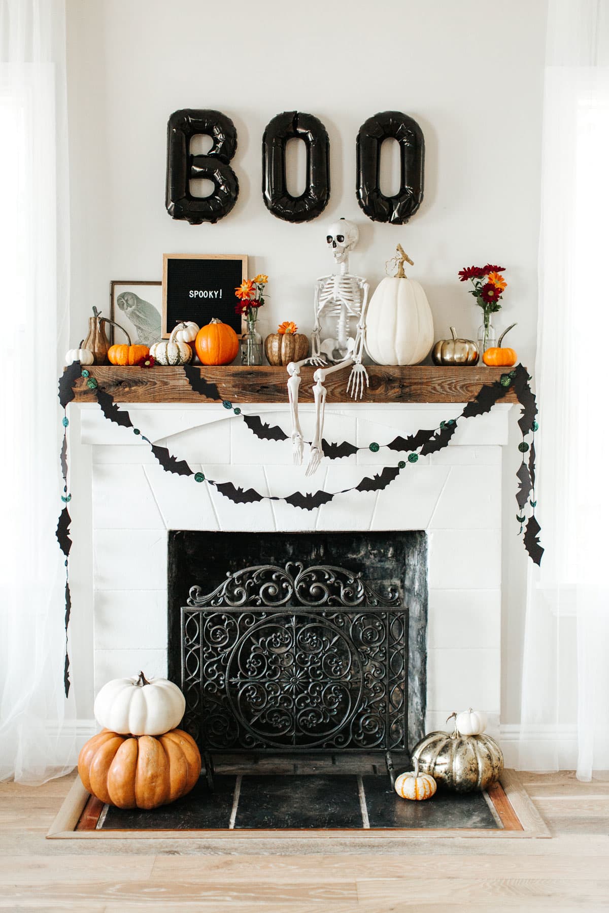 Spooktacular DIY Halloween Fireplace Decor Ideas