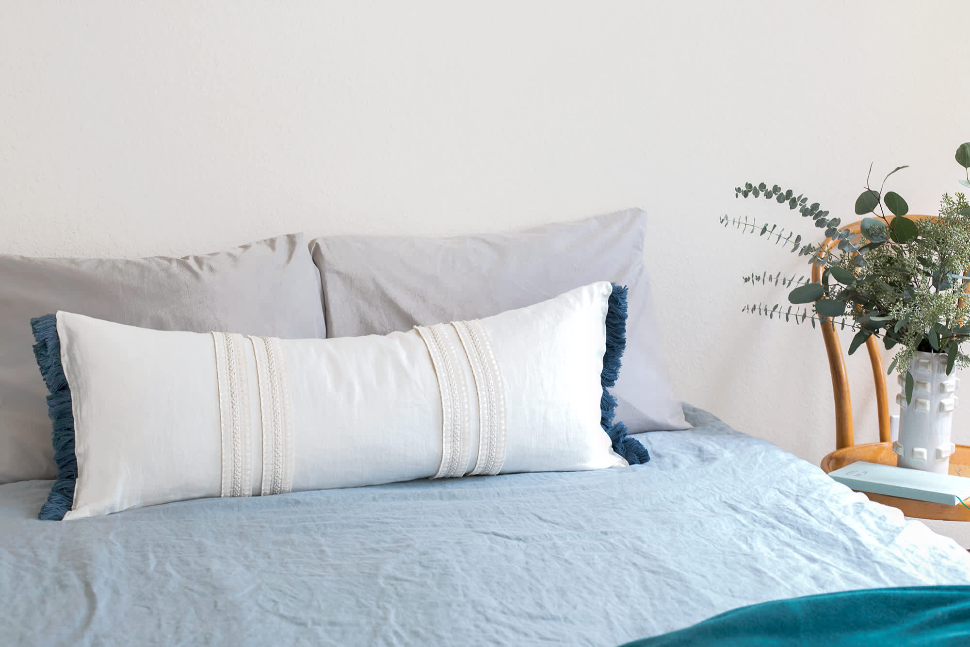11 Long Lumbar Pillows for a Stylish Bed