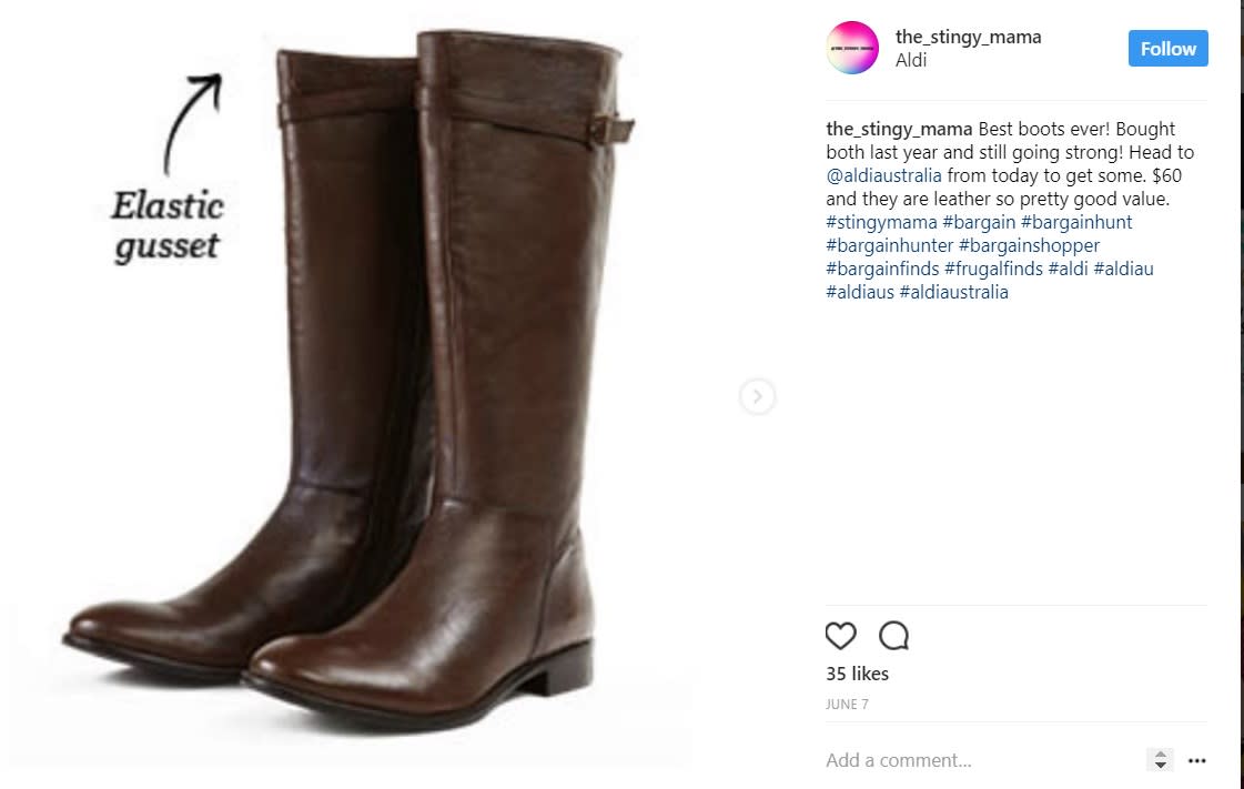 Aldi hot sale yard boots