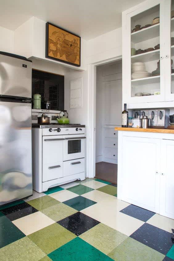 Take Another Look: Vinyl & Linoleum Tiles Can Actually Look Good