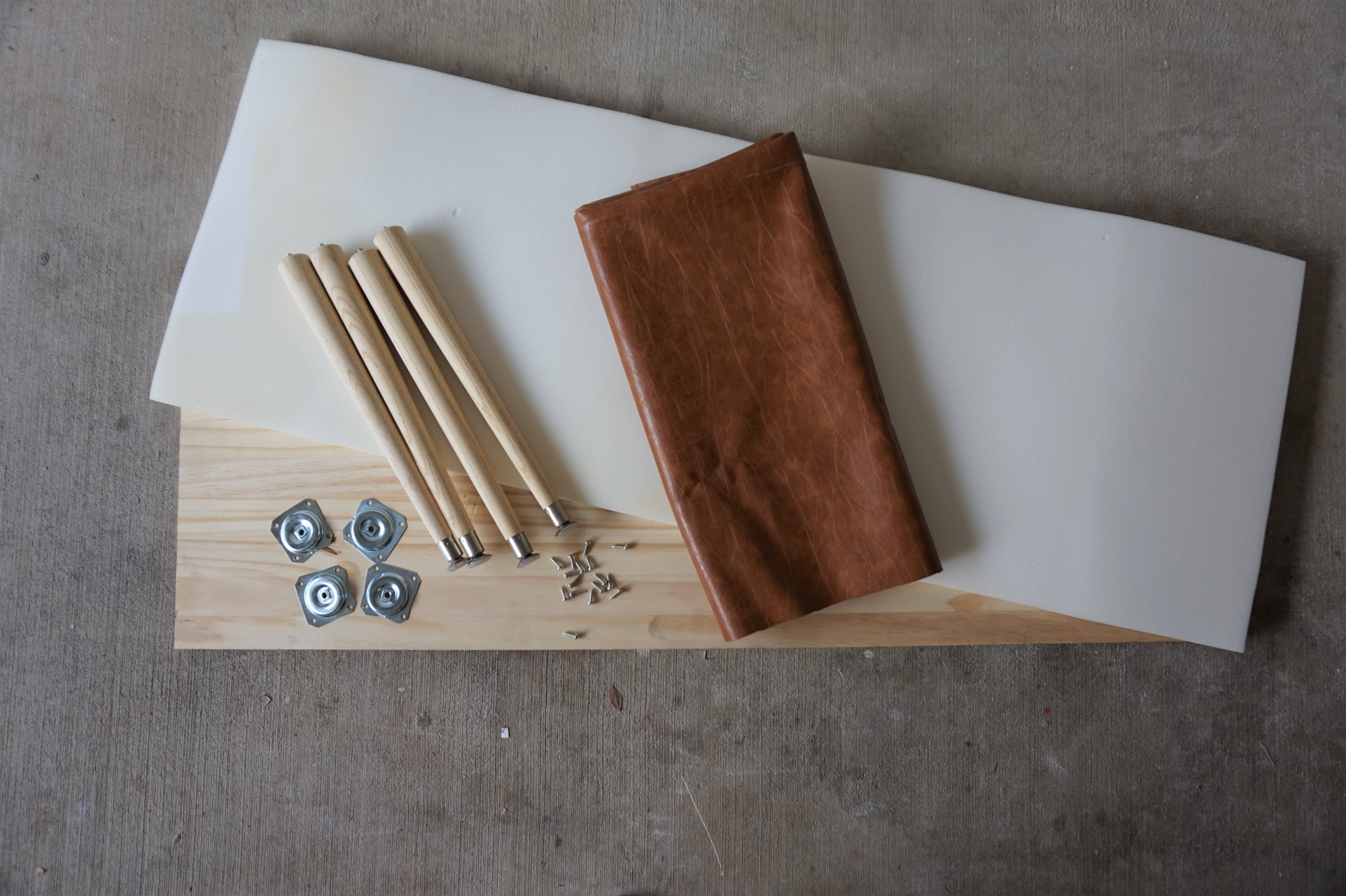 How to Make a Leather Bench with Only One Power Tool