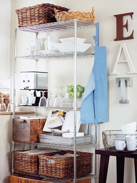 The Wire Shelving Unit That Solved My Small Kitchen Storage Woes Apartment  Therapy