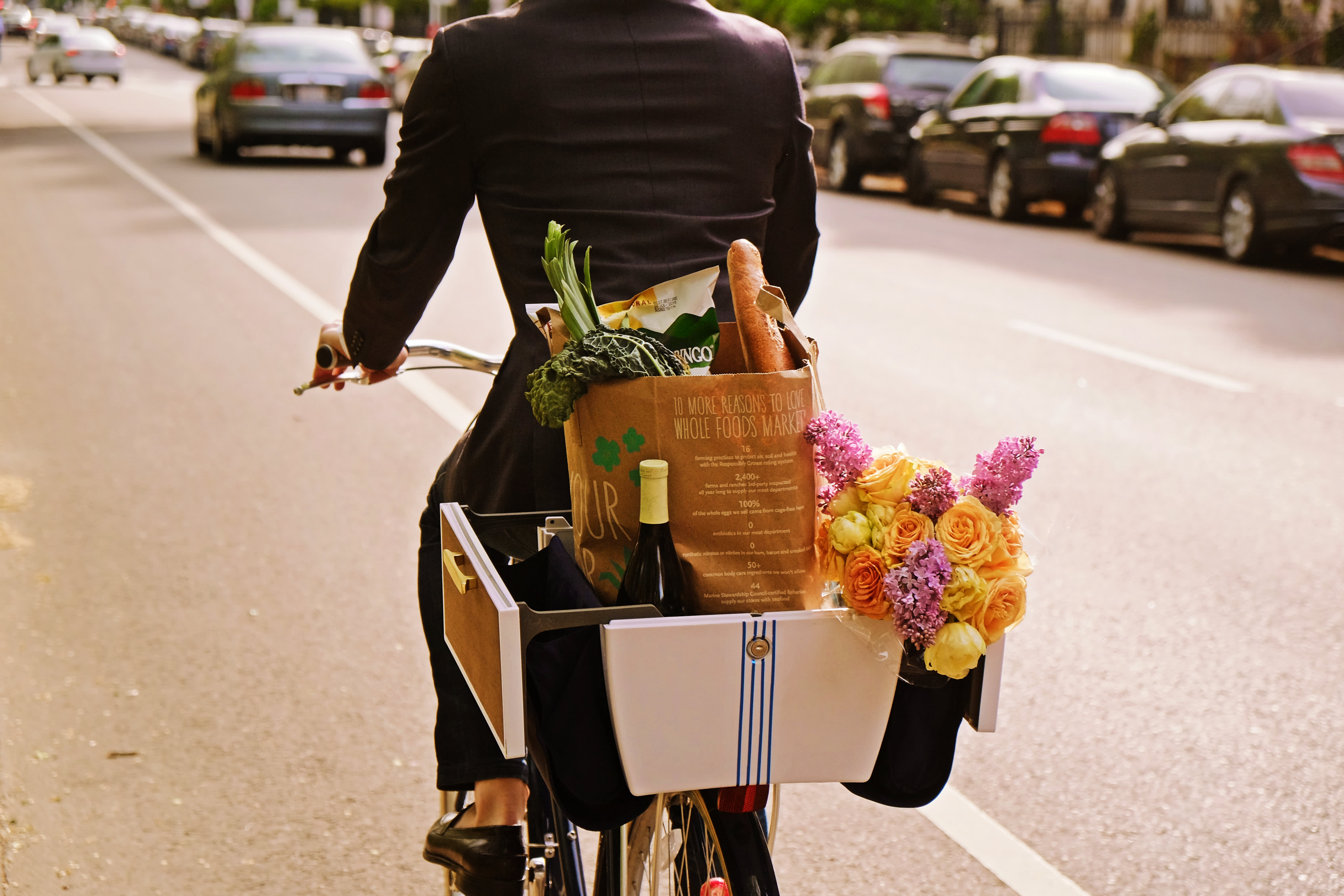 Apartment therapy bike discount storage