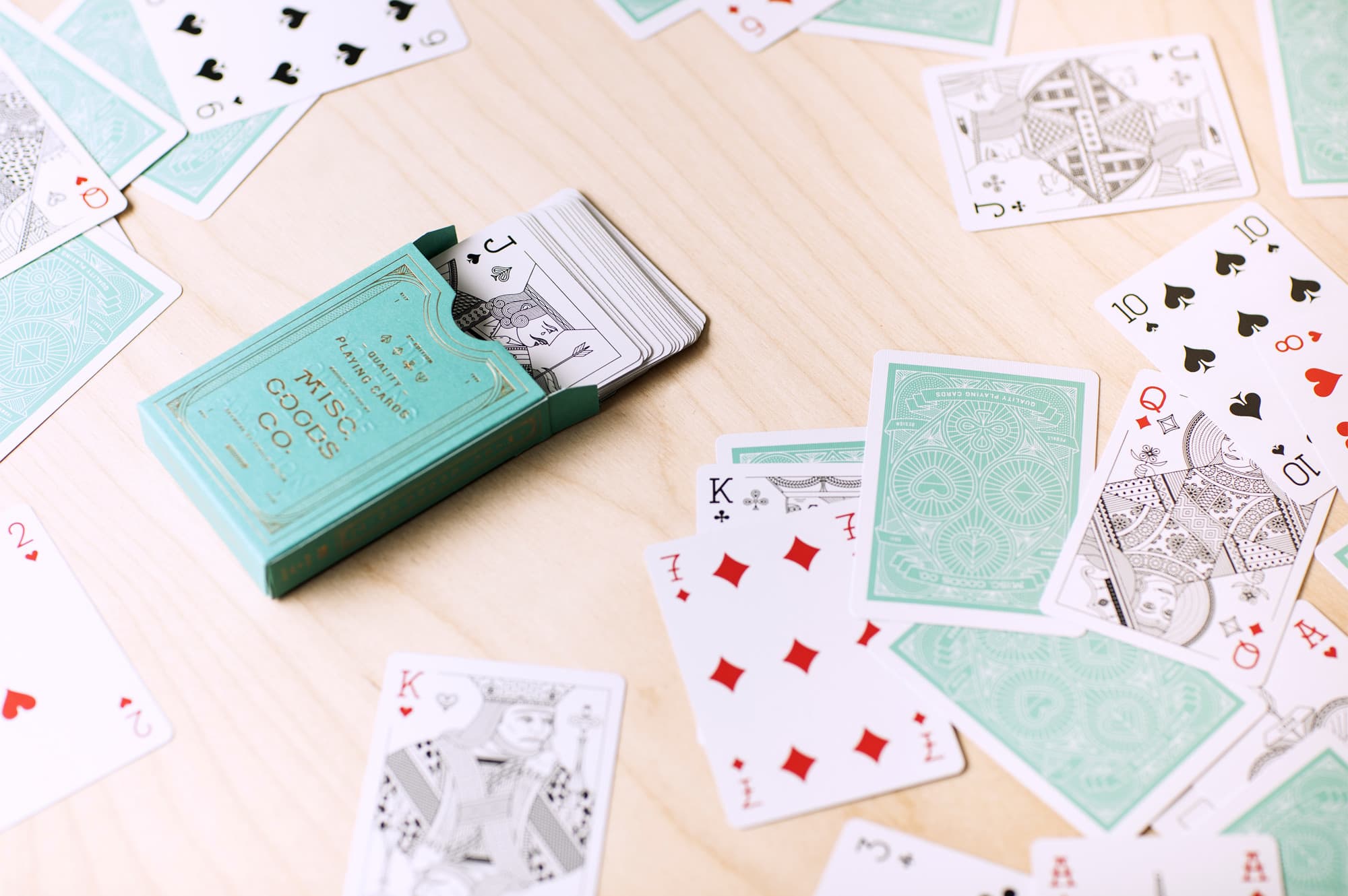 Invisible Playing Cards are waterproof, clear, plastic and cool!