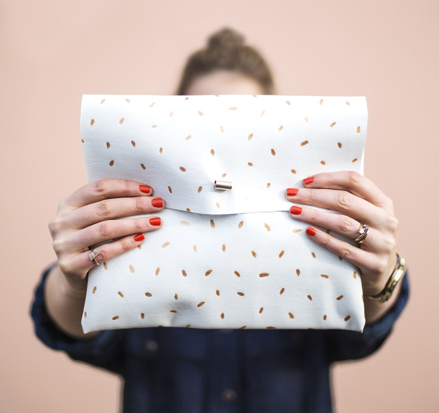 How To Make An Easy Envelope Clutch - YouTube