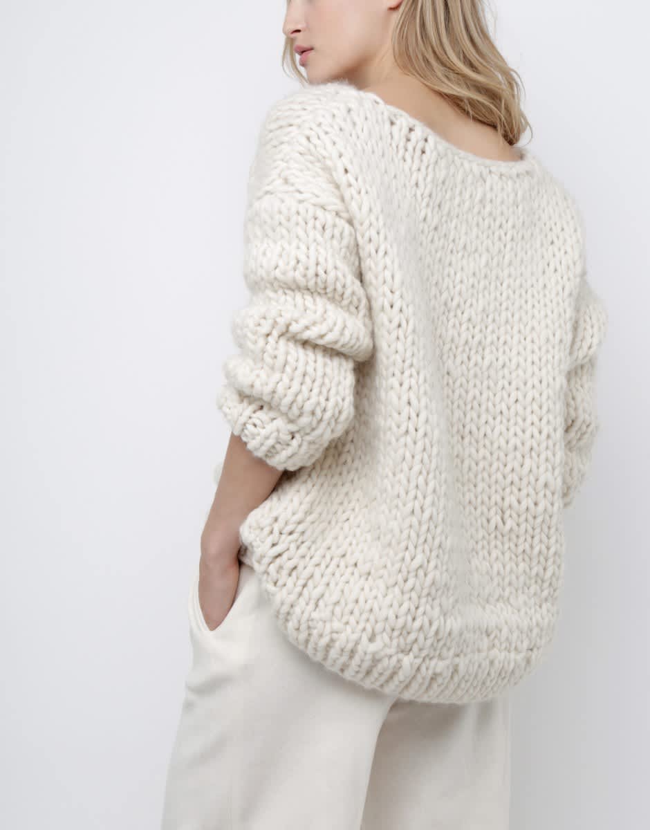 chunky wonderwool sweater pattern