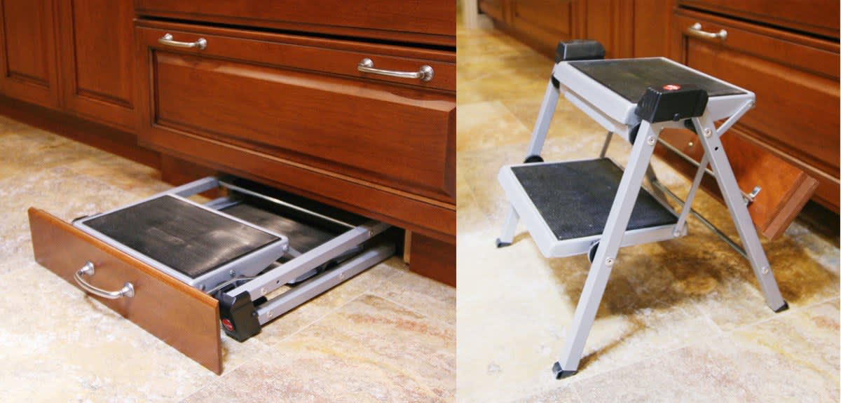 Hafele toe discount kick step stool