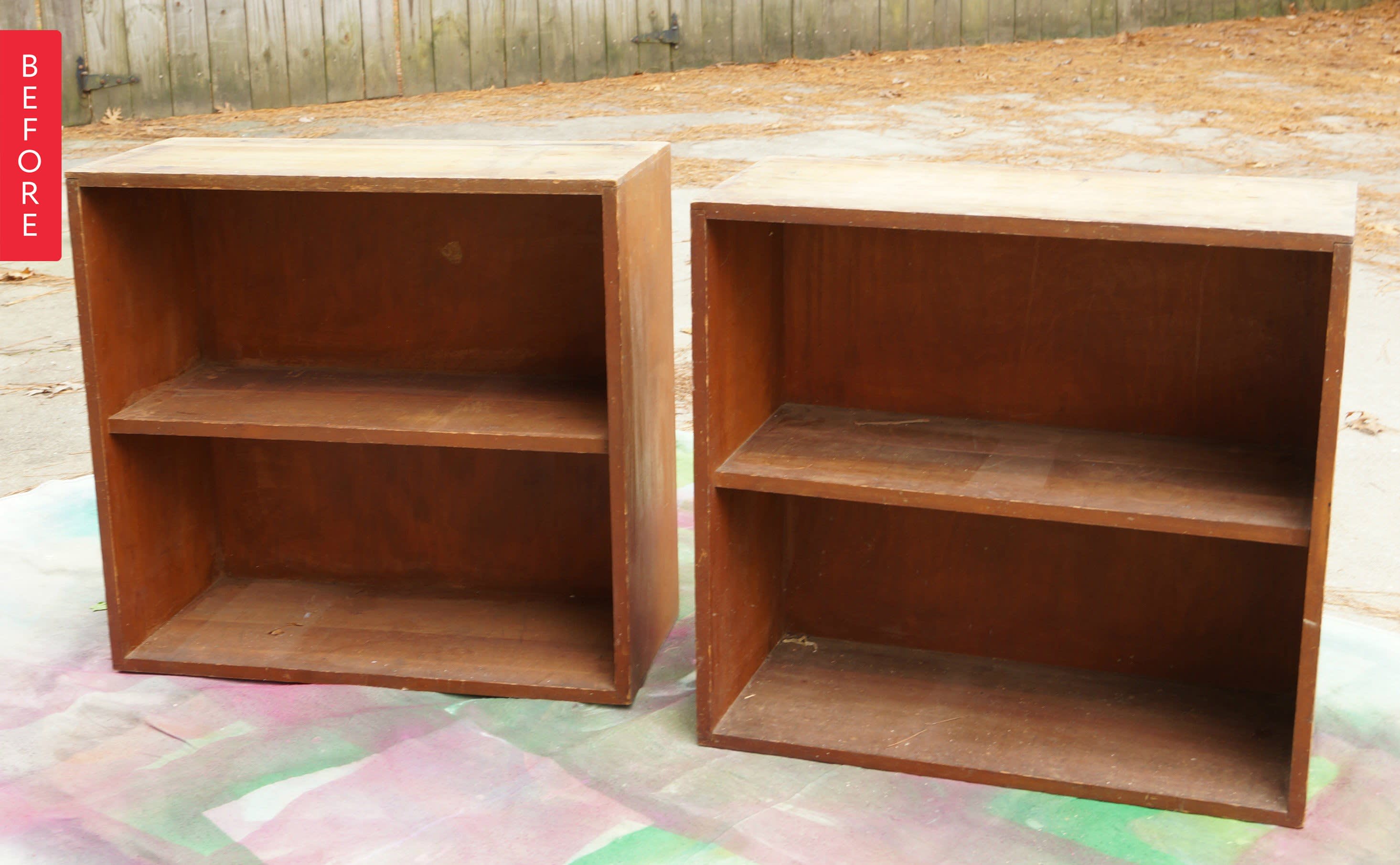 How to update an old bookcase