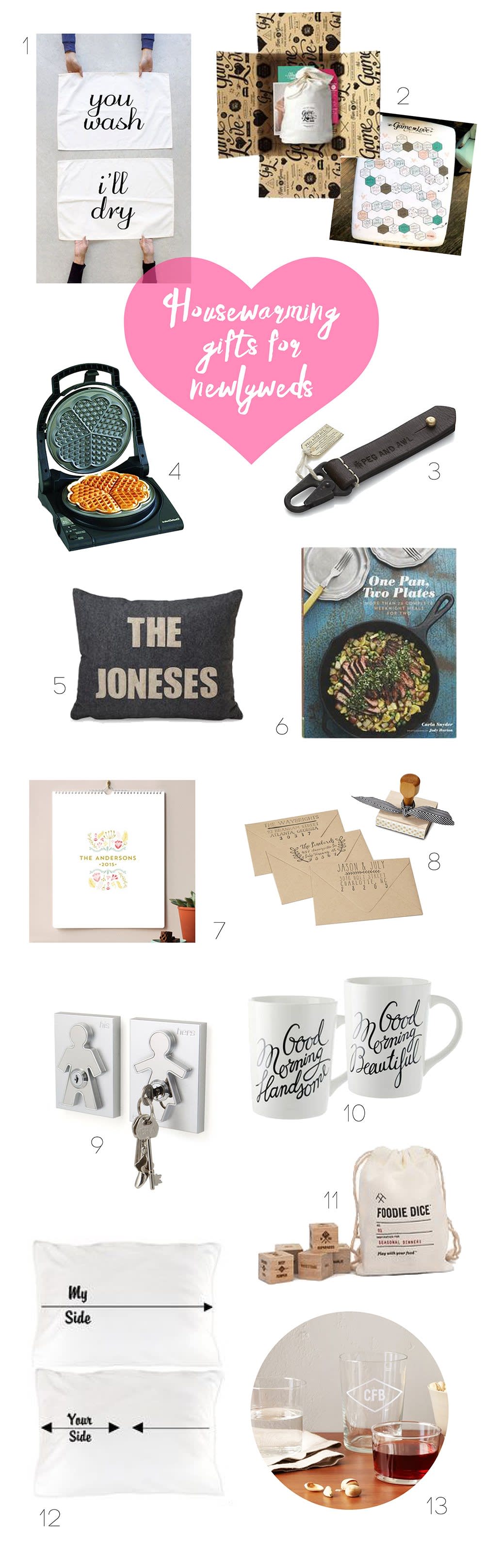 Housewarming Gifts, Gifts for Newlyweds, Gifts for Family, New