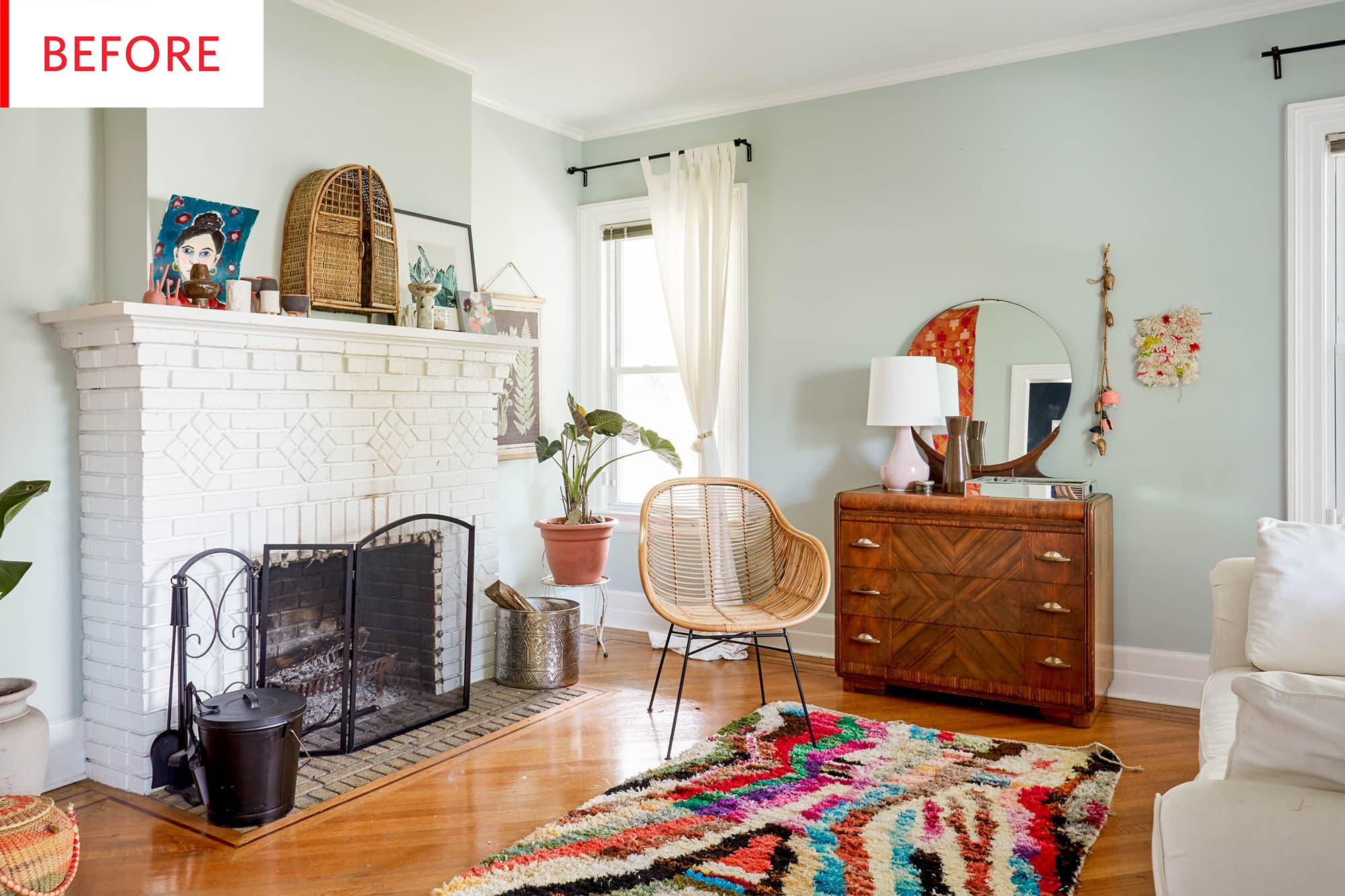 SPONSORED POST: Before & After: Marichelle’s Living Room Becomes a Sanctuary