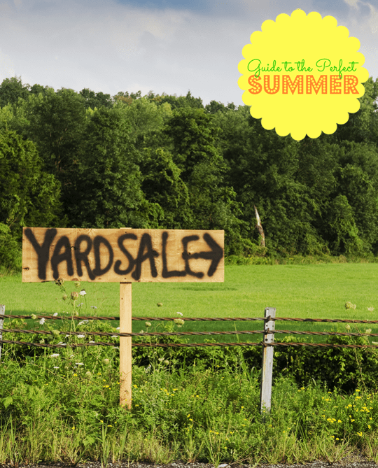 yard sale tips signage