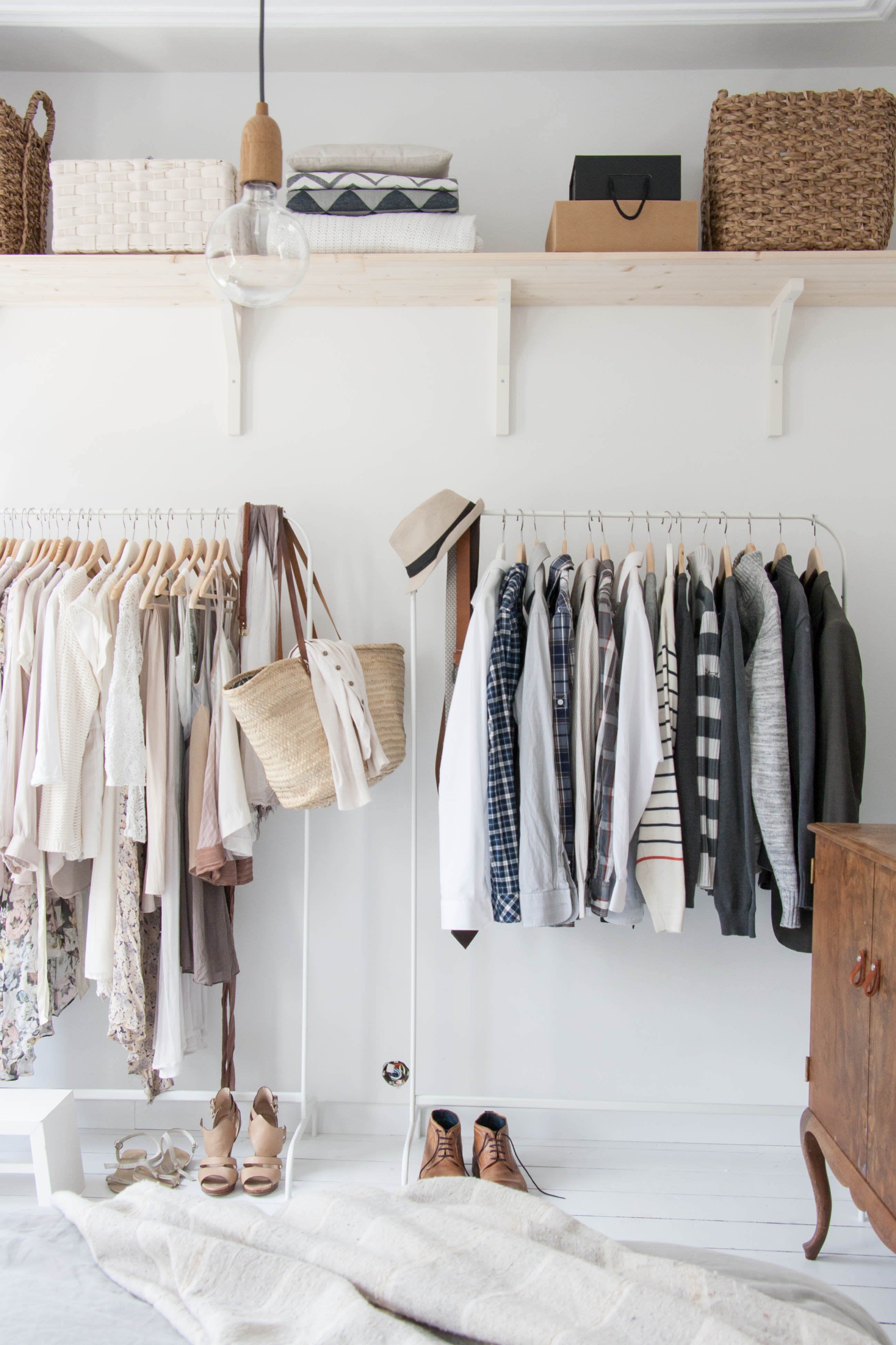 No Closets? No Problem. Here's How To Live Without Them