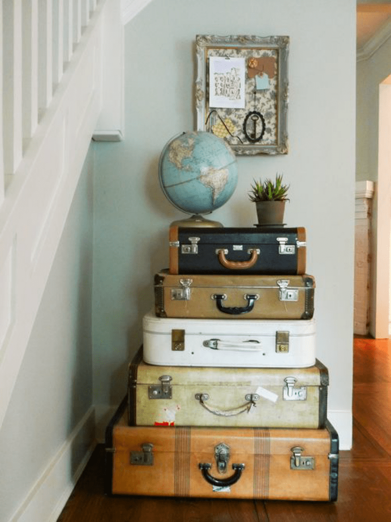 Clever Ways To Store (and Use) Your Luggage at Home