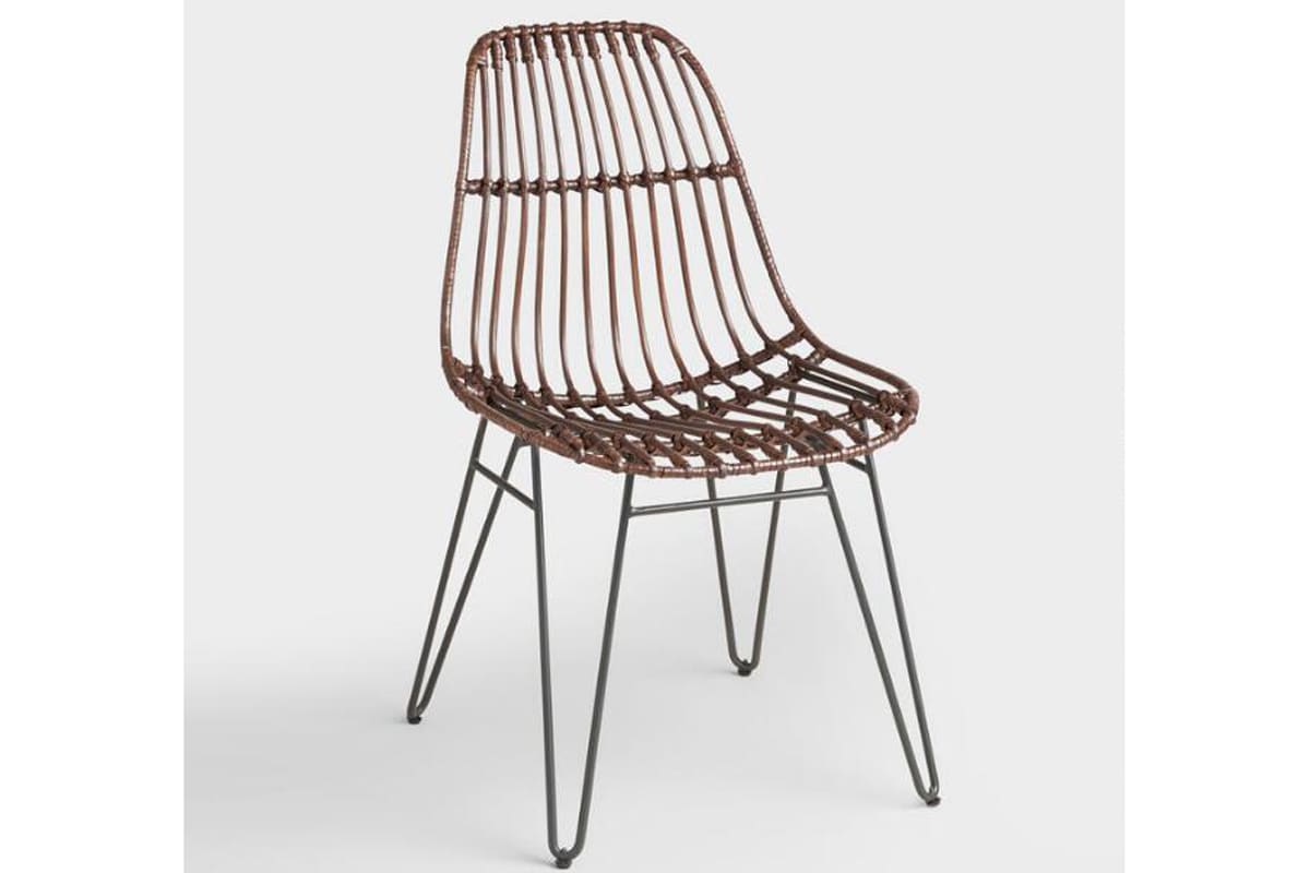 rattan dining chairs world market